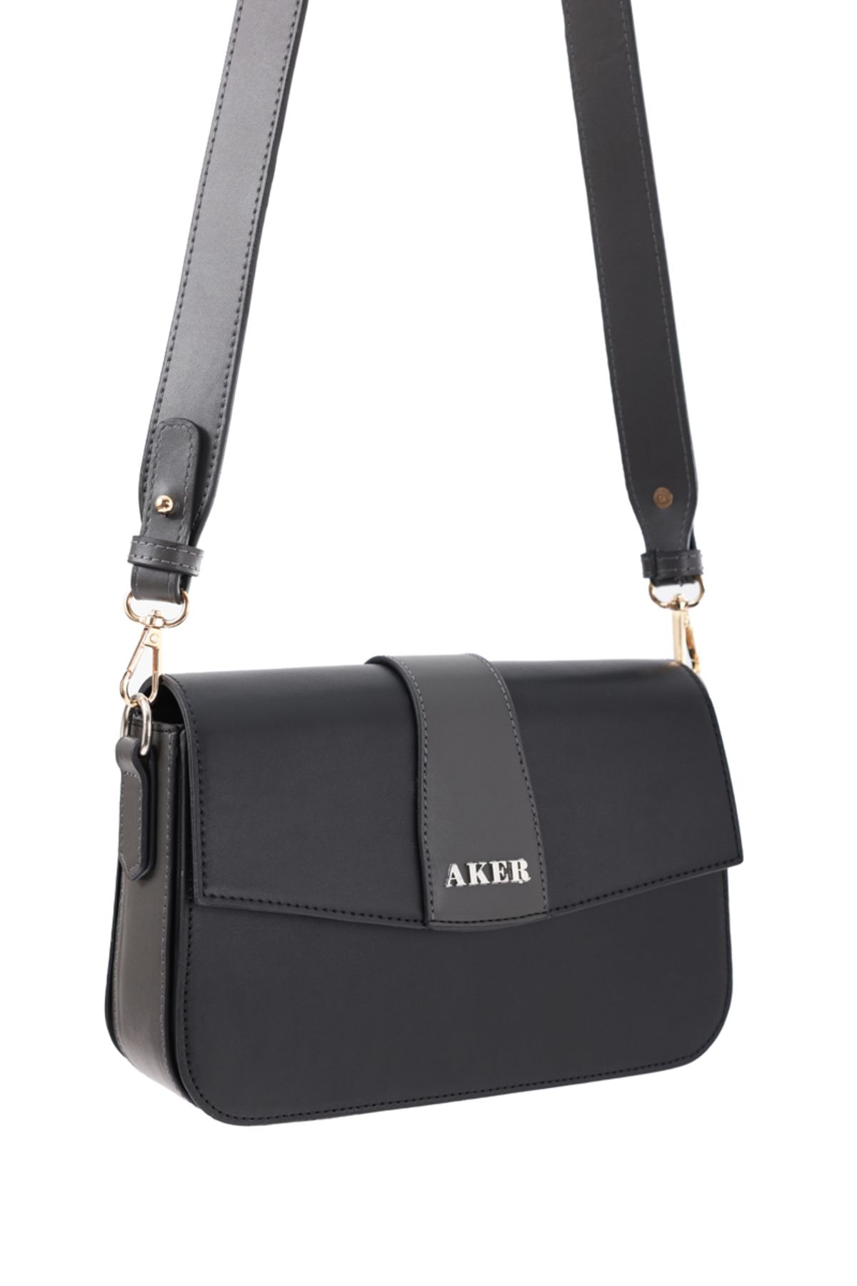 Aker-Cnt20035 Flat Pu Crossbody Bag 2