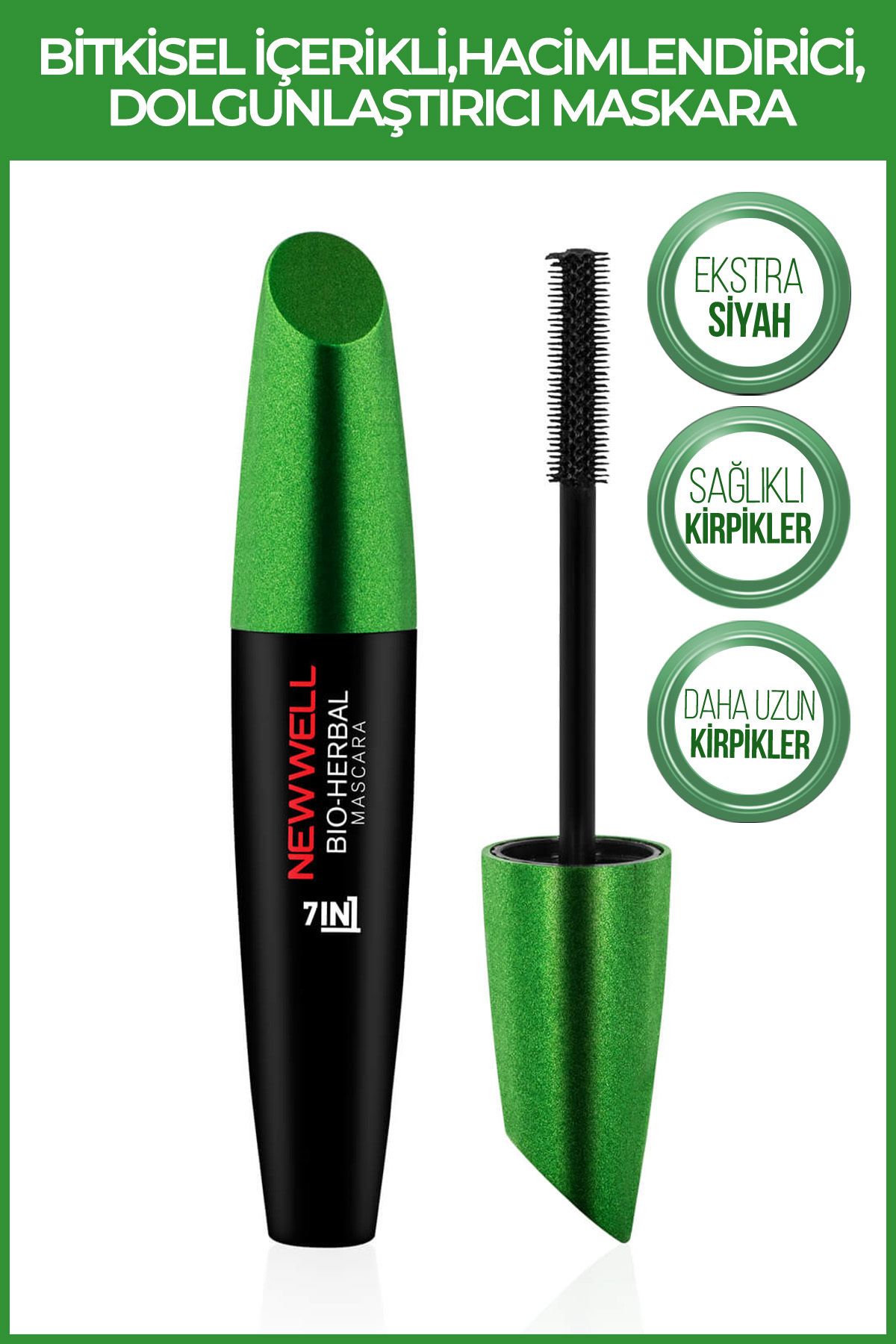 New Well Bitkisel Maskara - Bio-Herbal Bitkisel Mascara 7 in 1 8680923313184