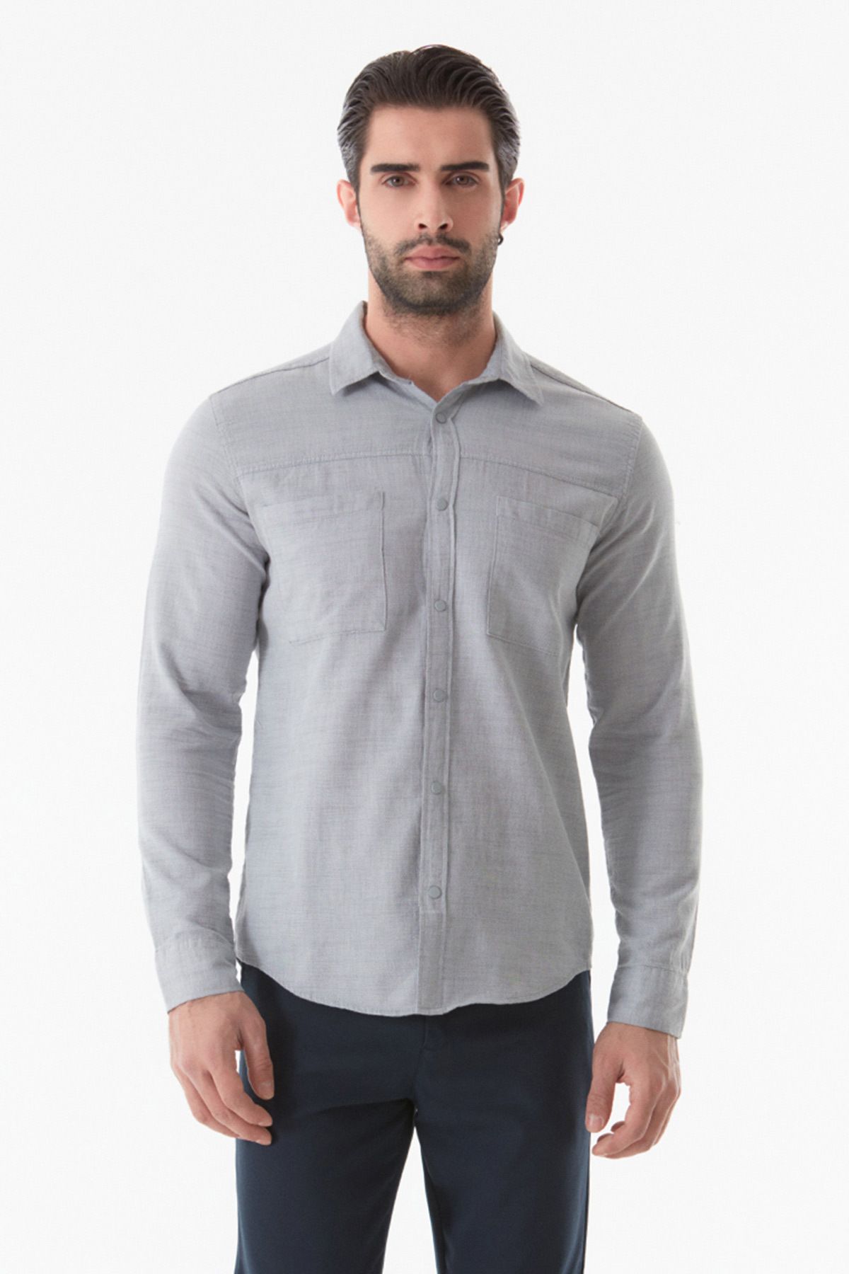 Fulla Moda-Snap Pocket Shirt 1