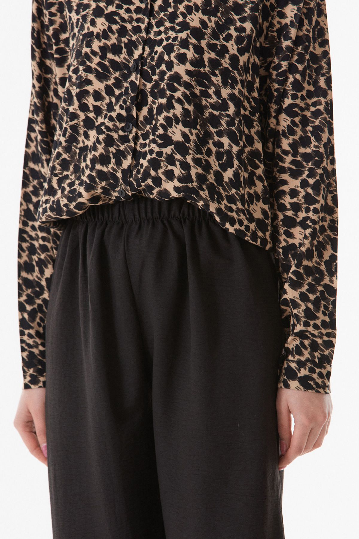 Fulla Moda-Fullamodest Leopard Pattern Large Size Palazzo Set 7