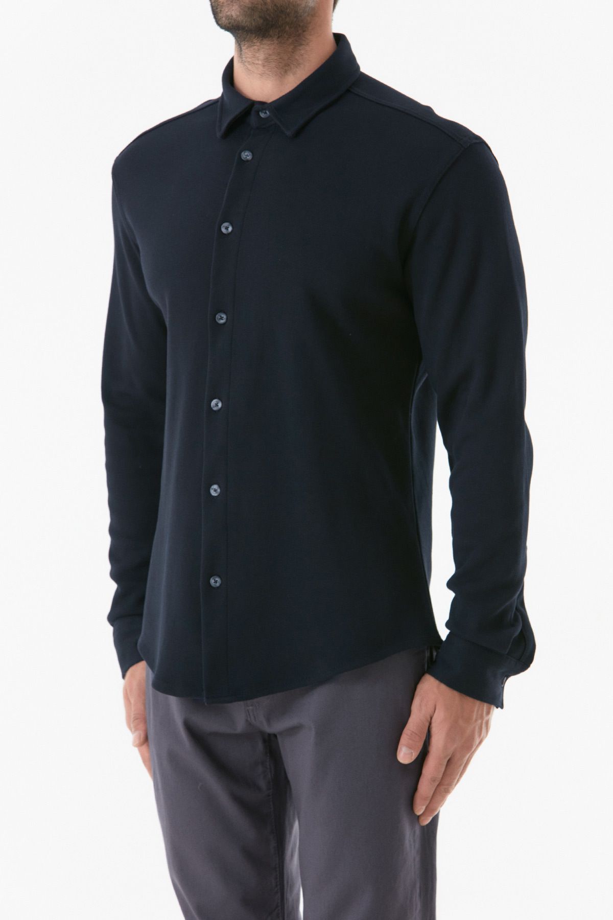 Fulla Moda-Buttoned Basic Shirt 5