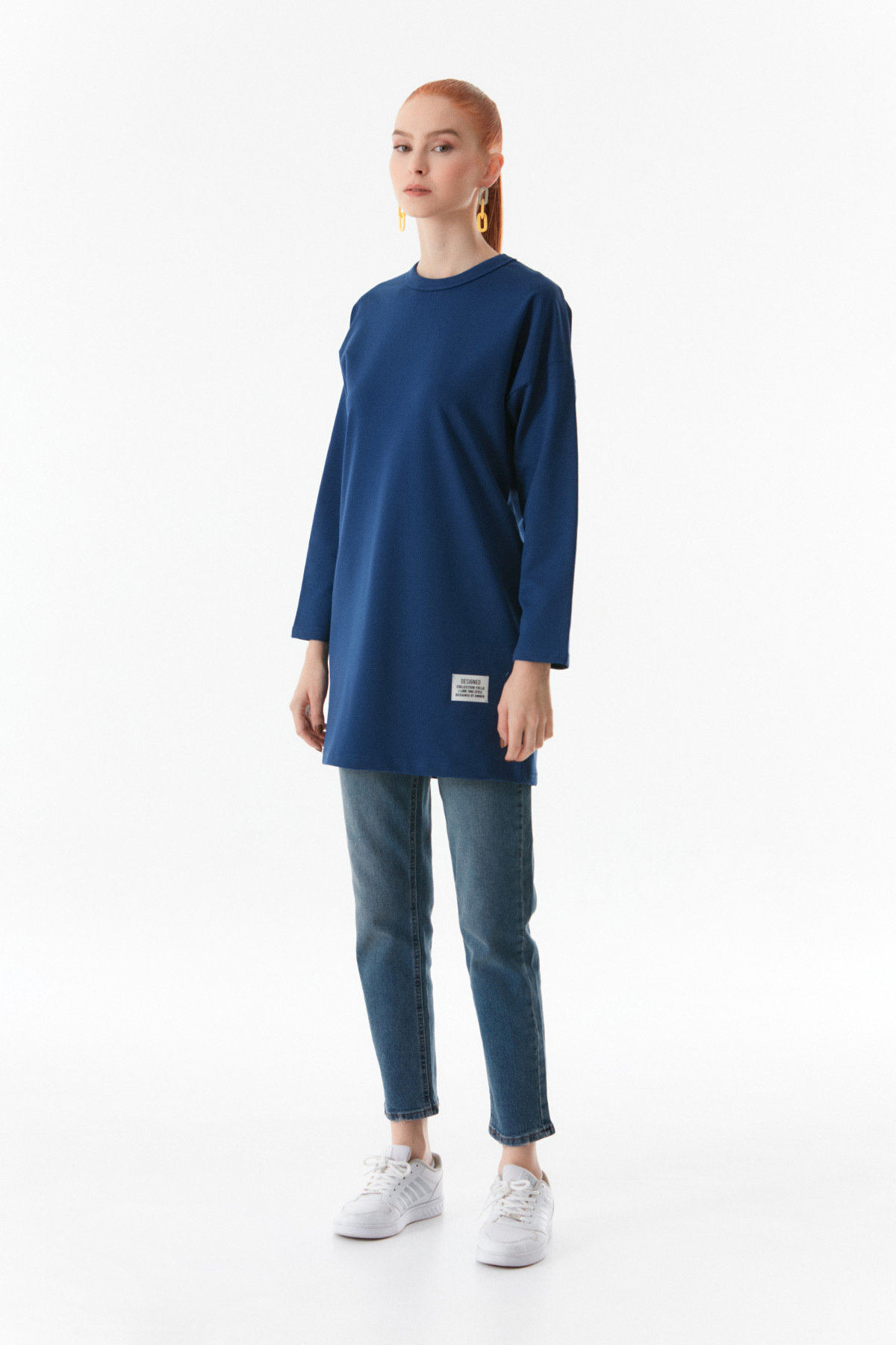 Fulla Moda-Basic Crew Neck Tunic 3