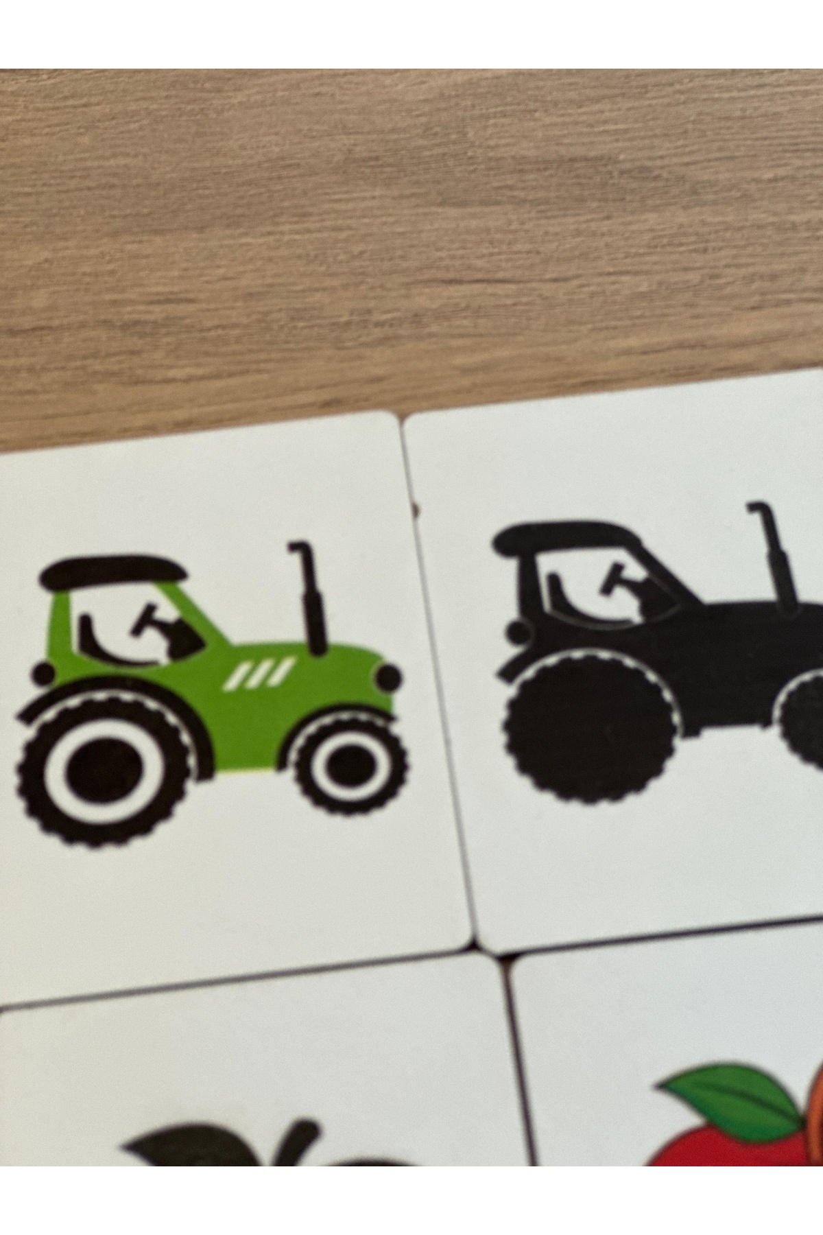 Bellacasa Gölge Eşleme Kartı Ahşap Oyun, Eğitici Oyuncak, Montessori Eğitim Oyuncak,Motor Zeka Oyuncak fotoğrafı 5 (önizleme)