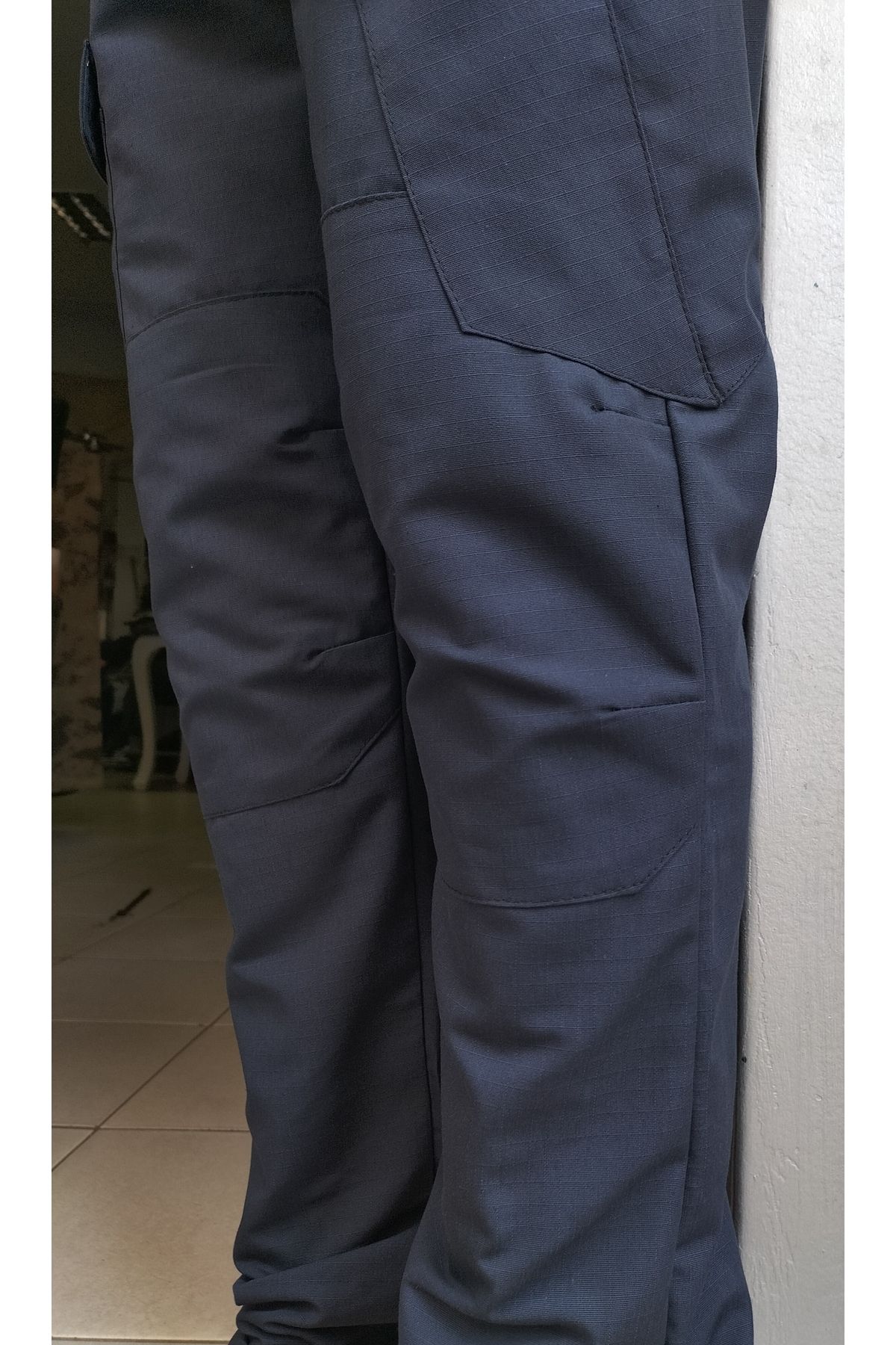 BeyzDenim-albastru închis Pantaloni tactici hidrofugă marime mare CARGO 3