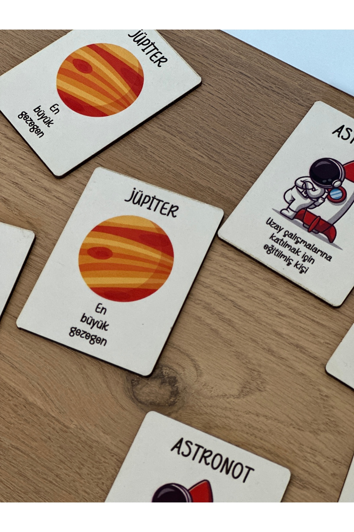 Bellacasa Gezegenler Eşleme Kartı Ahşap Oyun, Eğitici Oyuncak, Montessori Eğitim Oyuncak,Motor Zeka Oyuncak fotoğrafı 5 (önizleme)