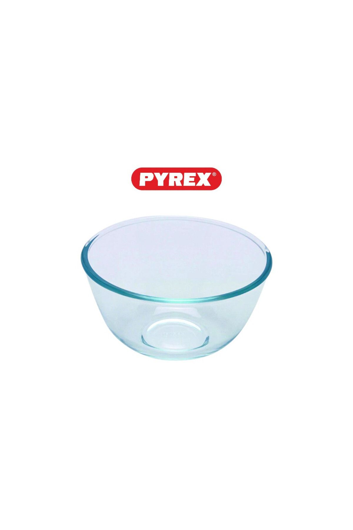 Pyrex-0.5L Glass Mixing Bowl - Heat Resistant and Stackable 2