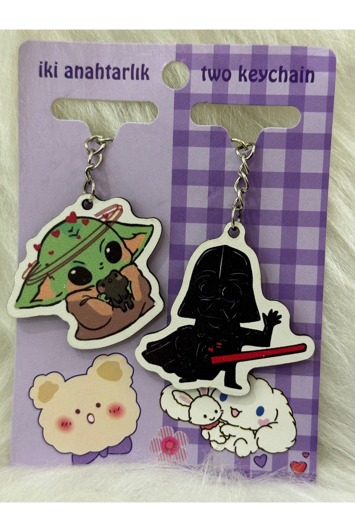 Hediyedukkani-Couple Keychain Dear Keychain - with Key Chain and Card 2