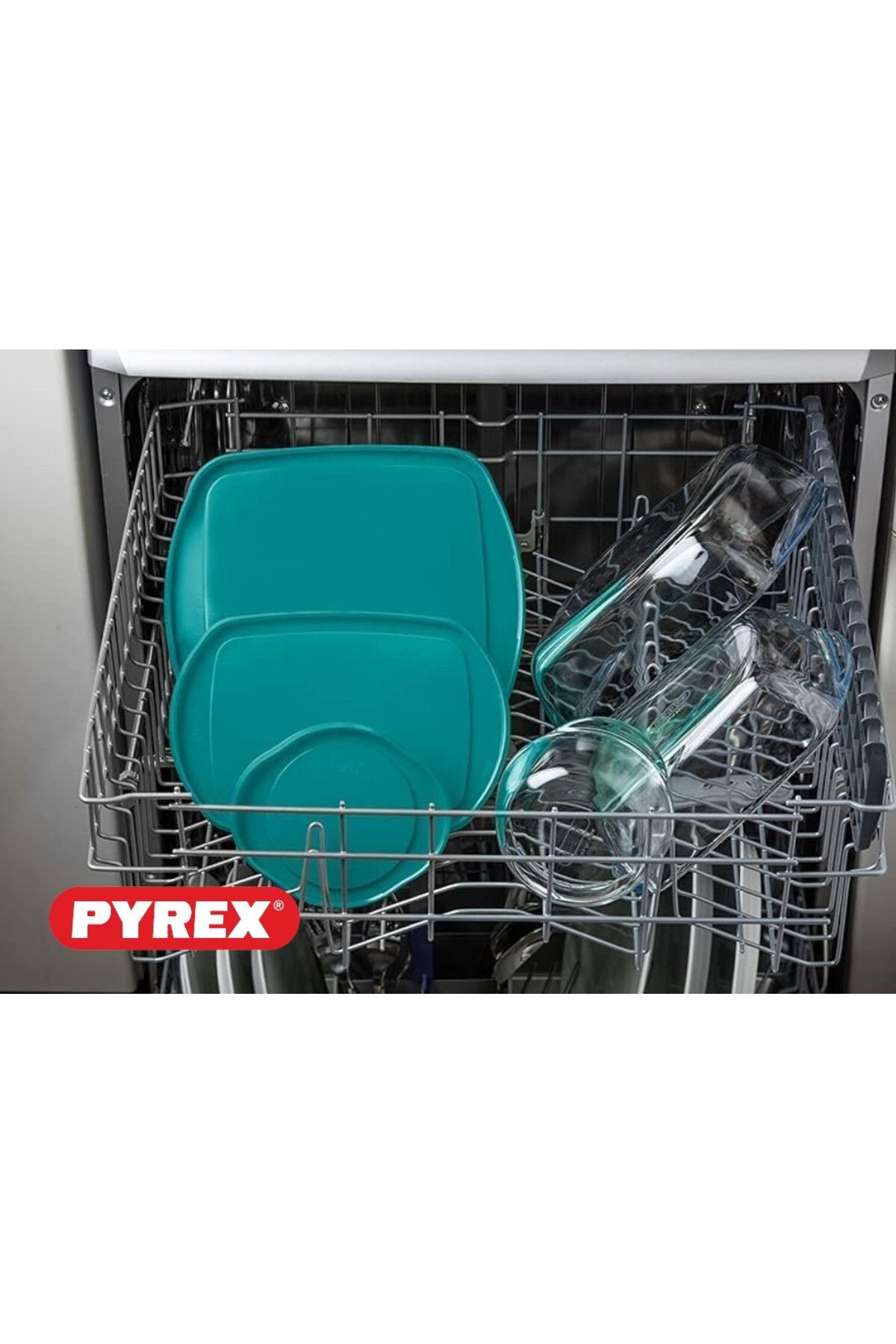 Pyrex-Cook & Store Rectangular Roaster with Lid - 400ml Capacity for Versatile Cooking and Storing 6