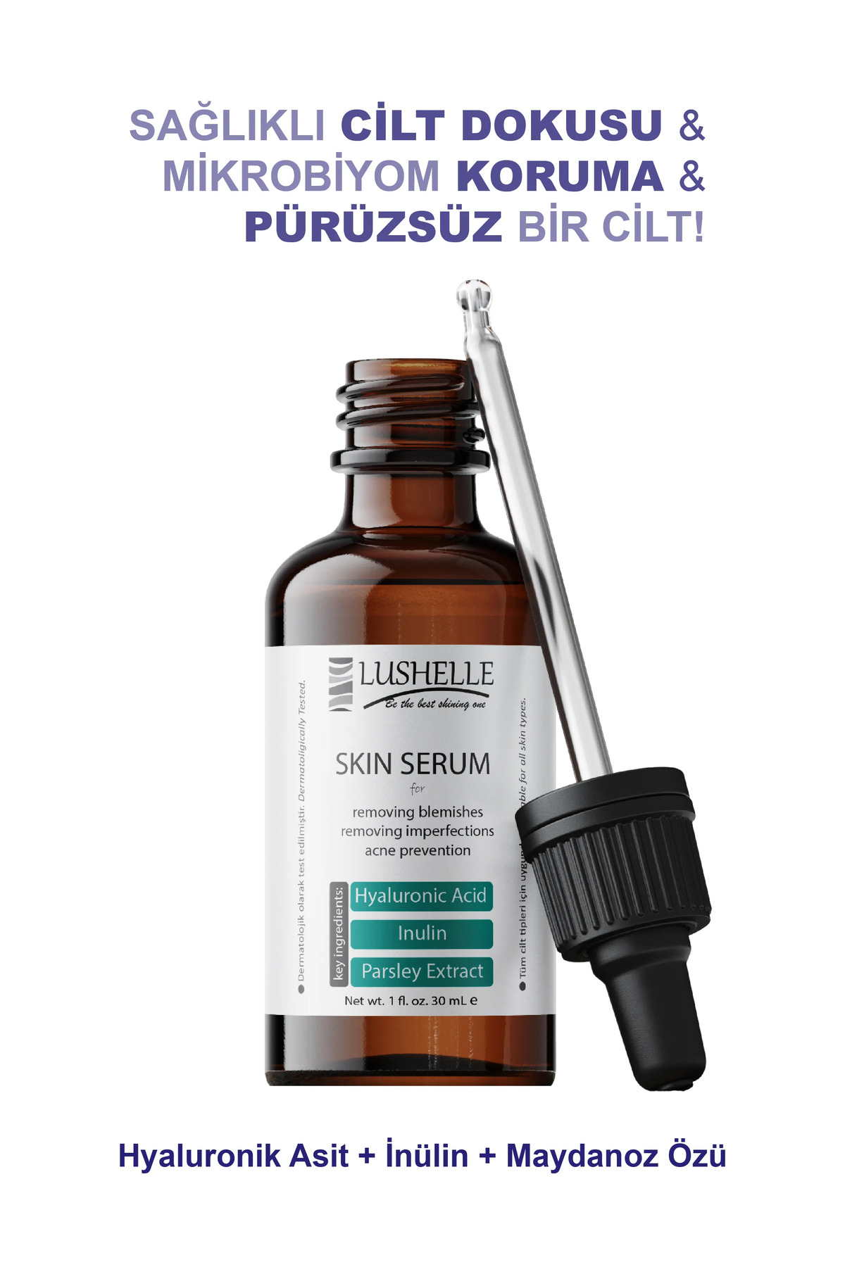 سرم پوست   Lushelle | SRM001 اورجینال - تصویر 2