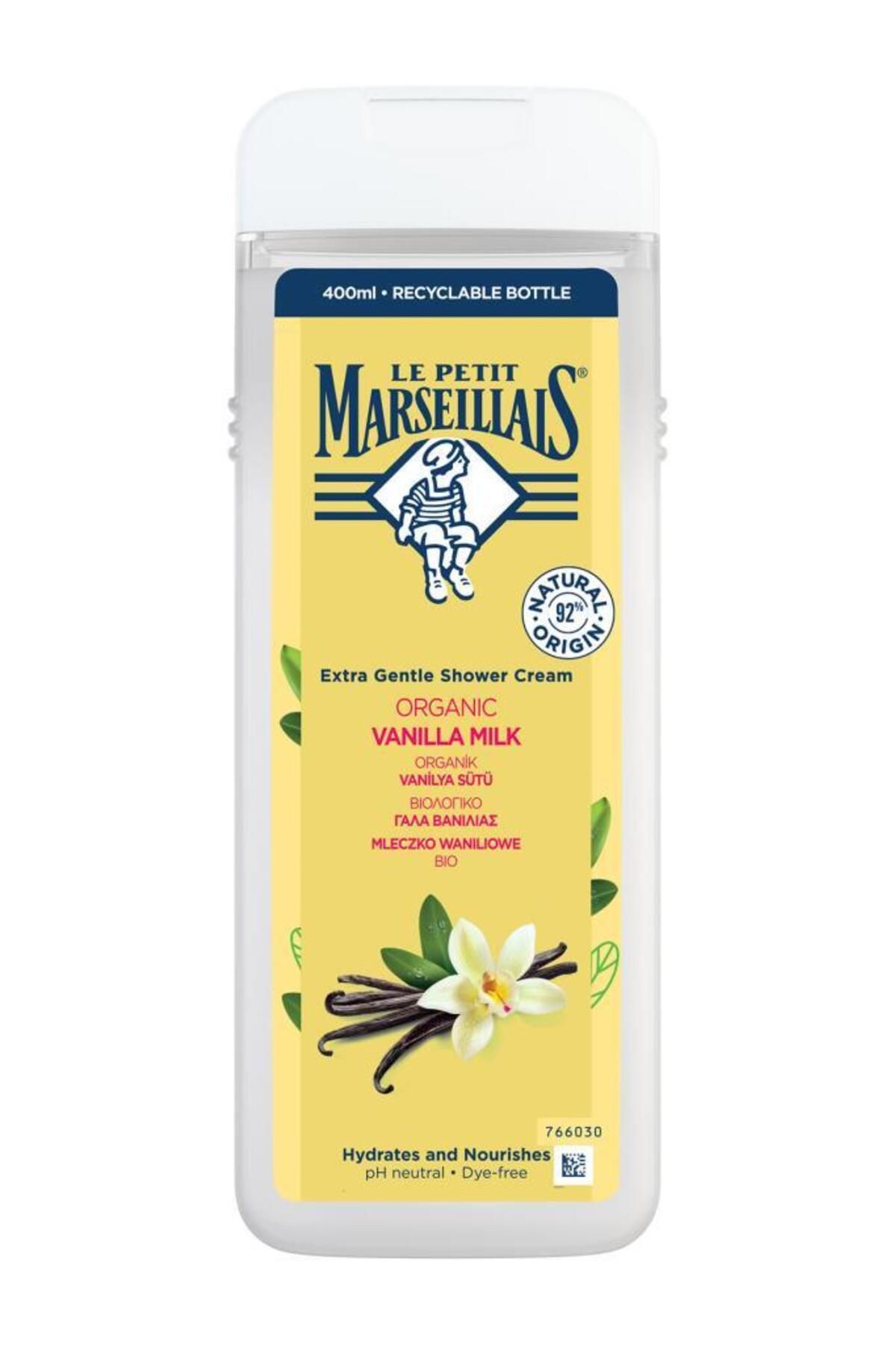 ژل دوش شیر وانیلی 400 میلی لیتر Le Petit Marseillais