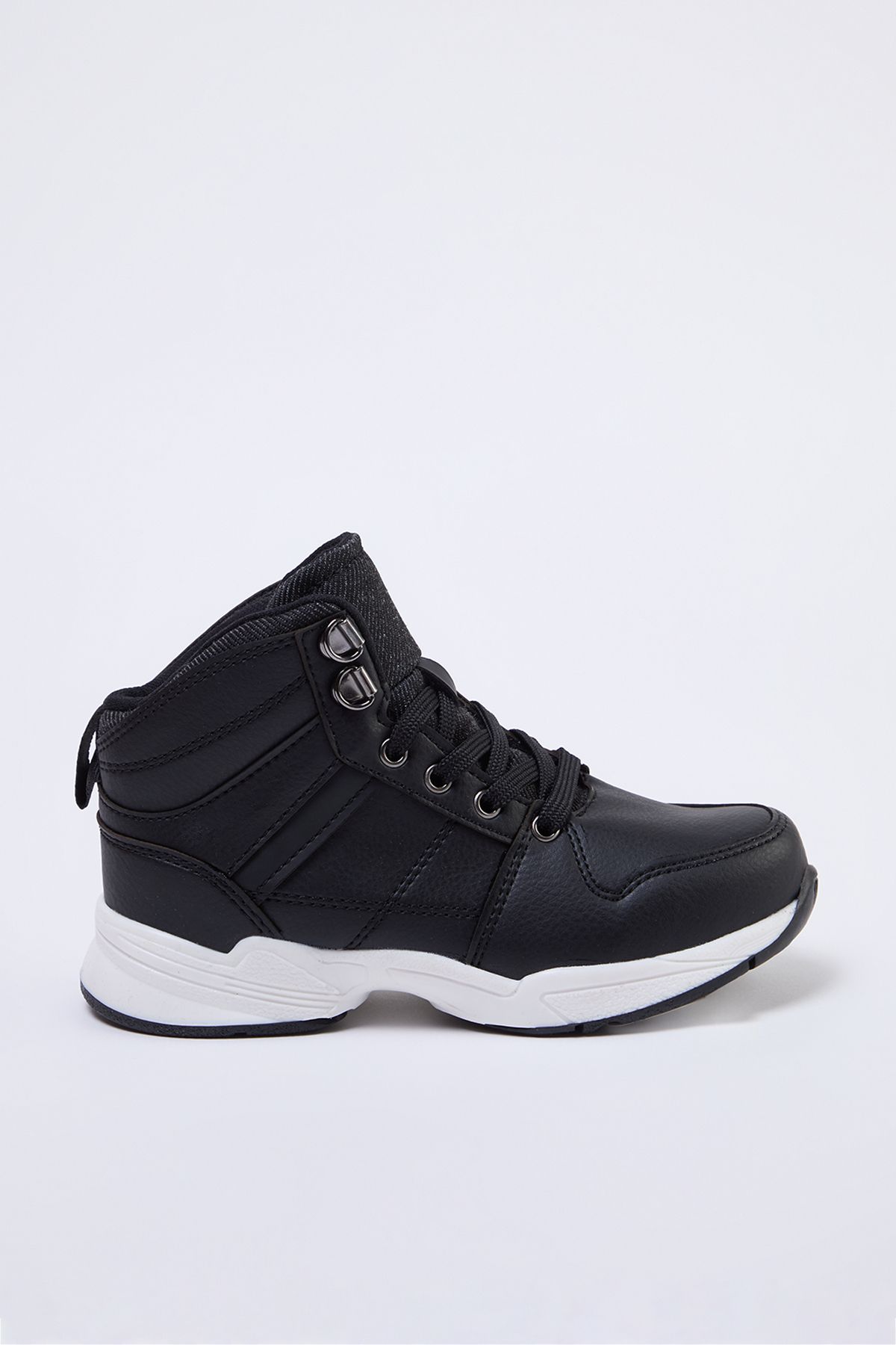 TRENDYOL SHOES-Pantofi sport pentru copii, negri, cu șireturi 
 TAKAW25SN00025 4