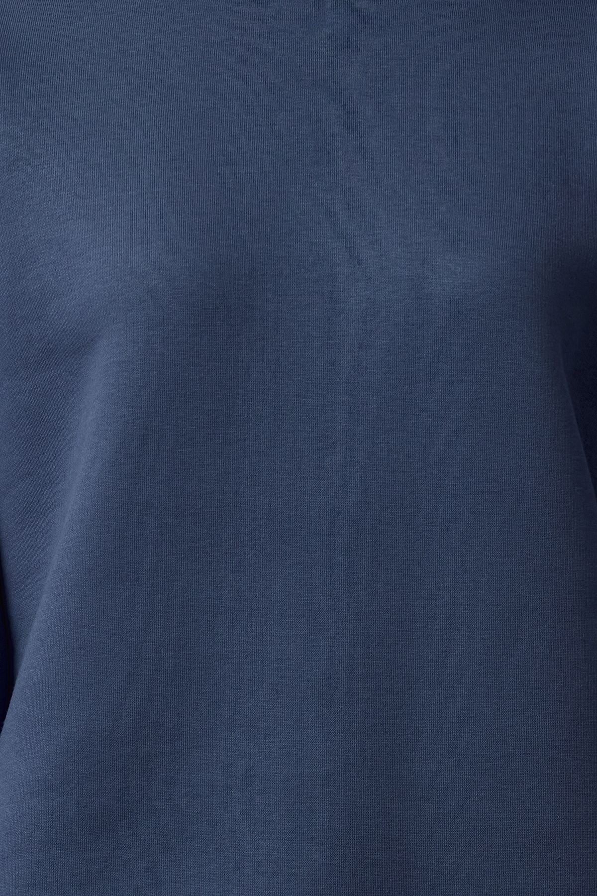 Kolekcia Trendyol-Indigová oversize mikina Crew Neck Fleece - Twoaw24Sw00102 3