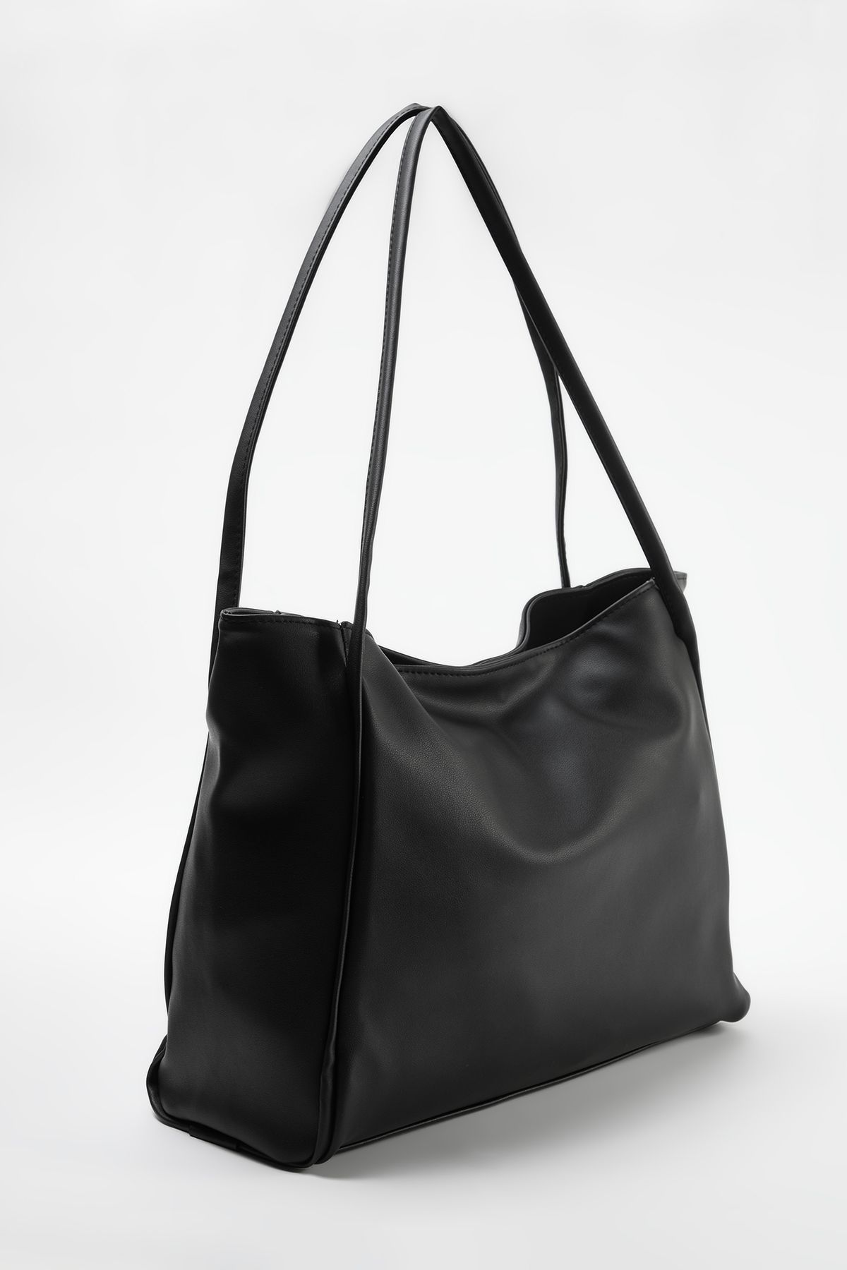 TRENDYOL SHOES-Maxi Tote fekete női válltáska - TWOAW25OC00008 2