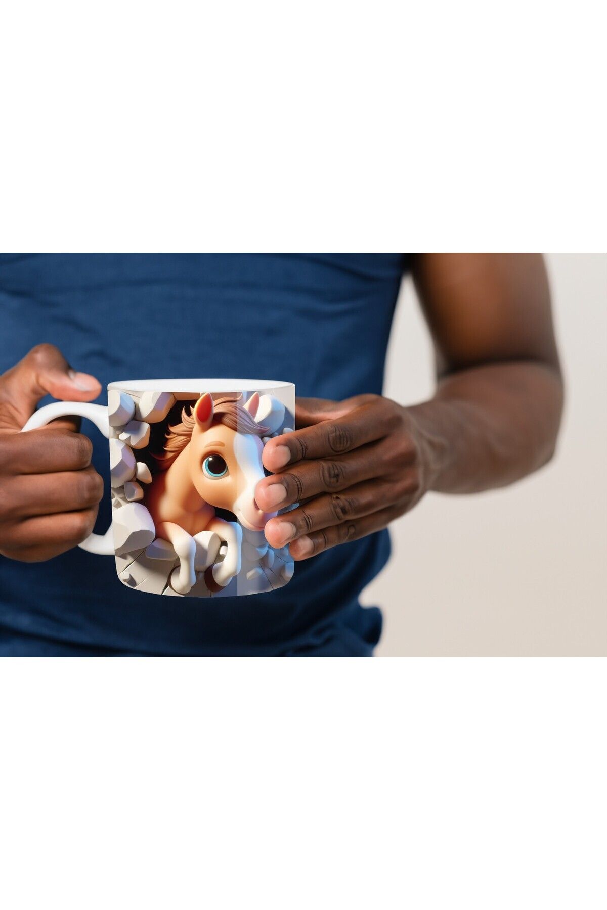 Evion-Baby Animal Printed 3D Design Ceramic Mug - Gift Mug Cup 8