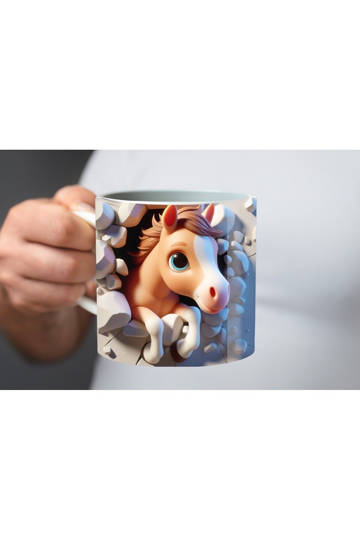 Evion-Baby Animal Printed 3D Design Ceramic Mug - Gift Mug Cup 6