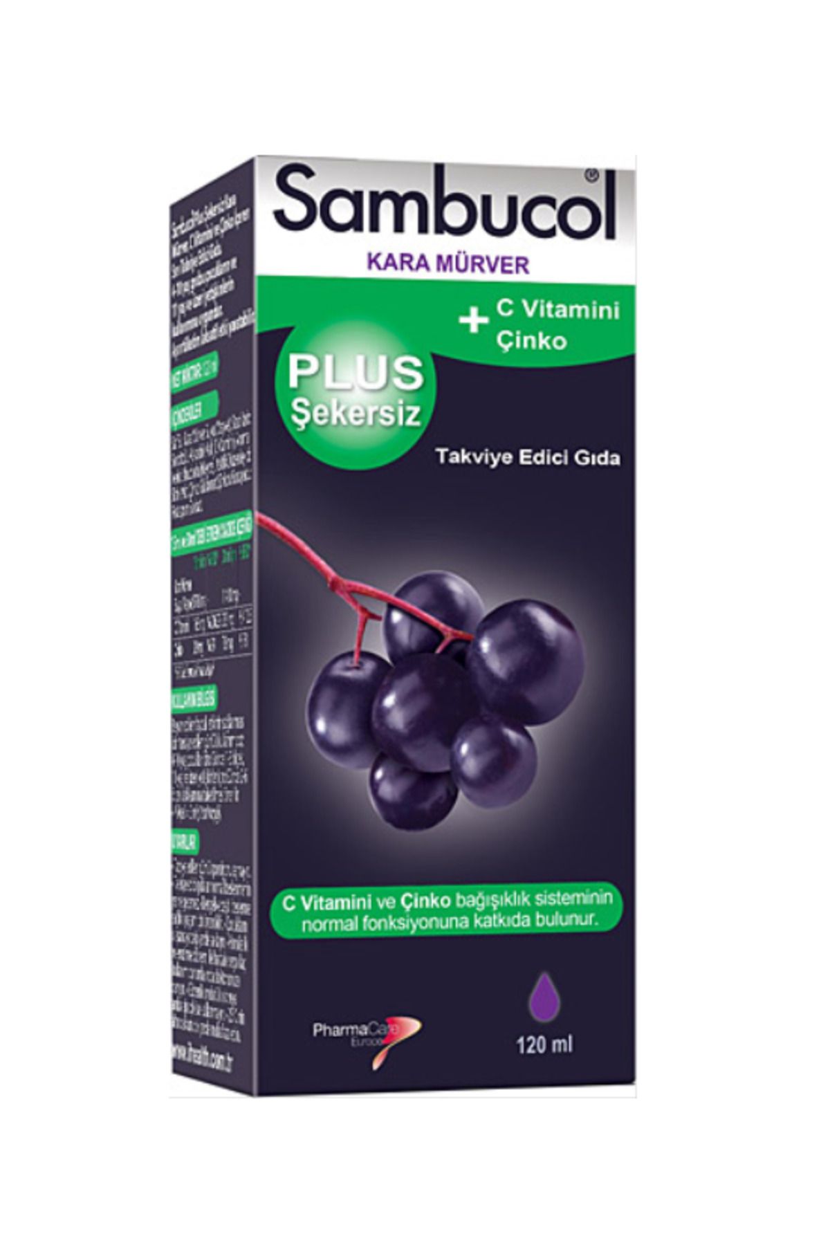 Sambucol Plus Karamürver 120 ml