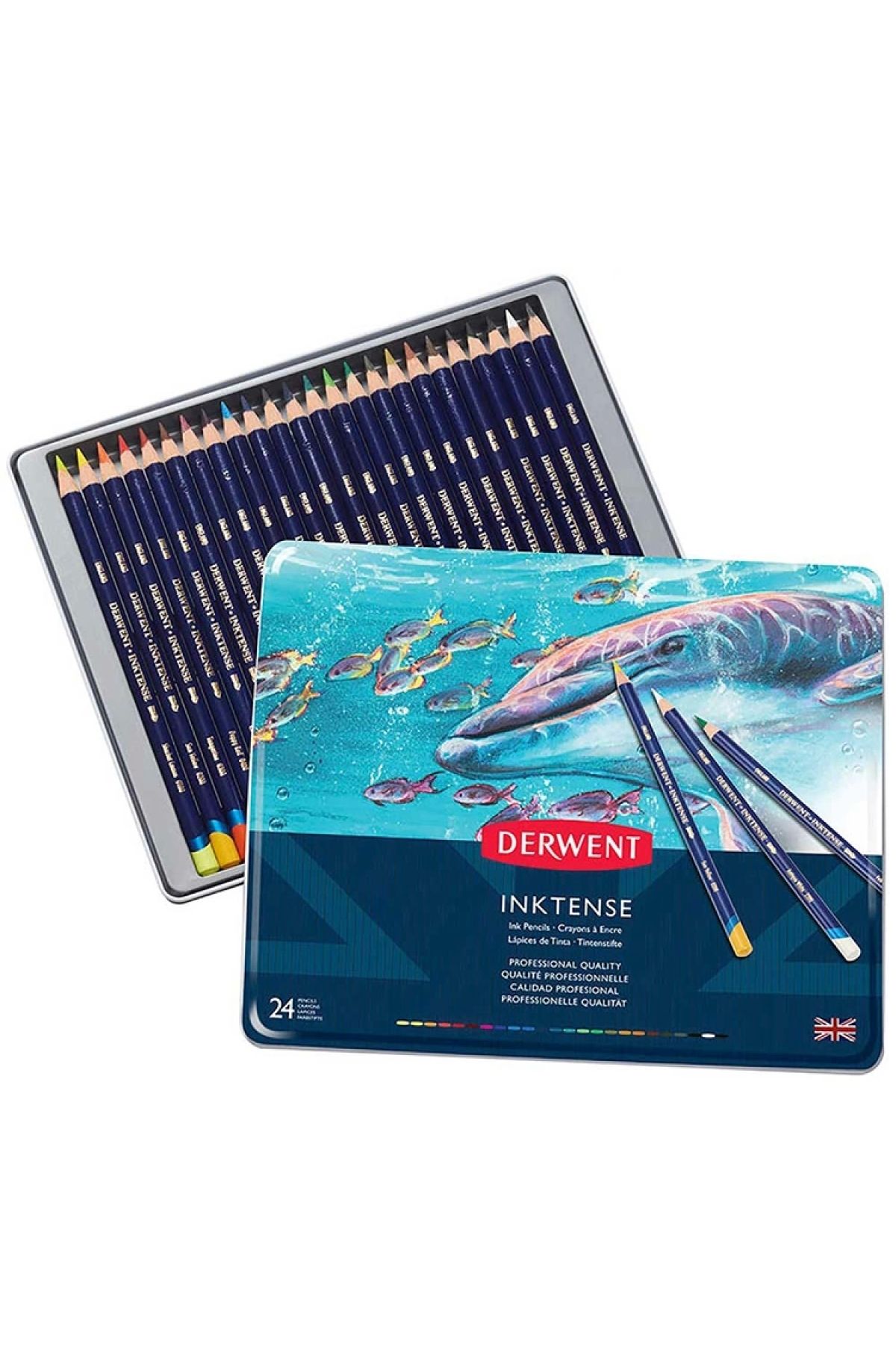 Derwent-Inktense 24-Piece Metal Box 1
