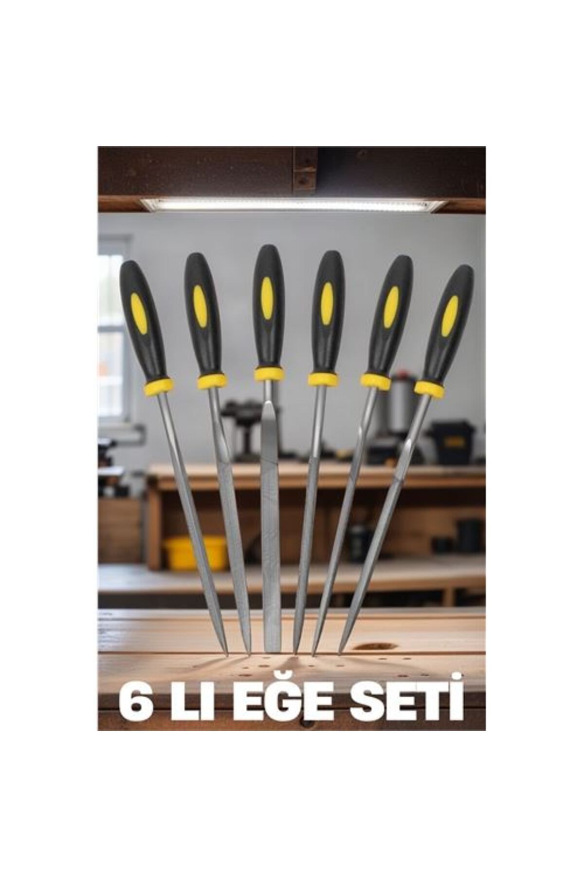 ZehraTech Libraton 18 cm 6'lı Eğe Törpü Seti - ZHT3449-7358