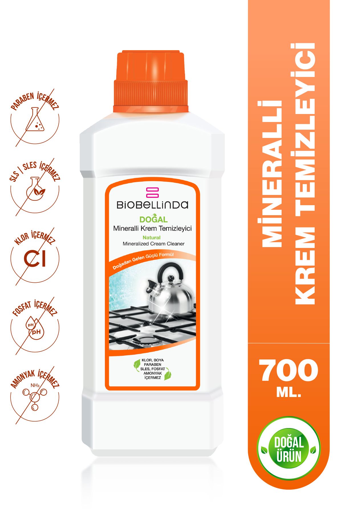 BioBellinda Mineralli Krem Temizleyici 700 ml