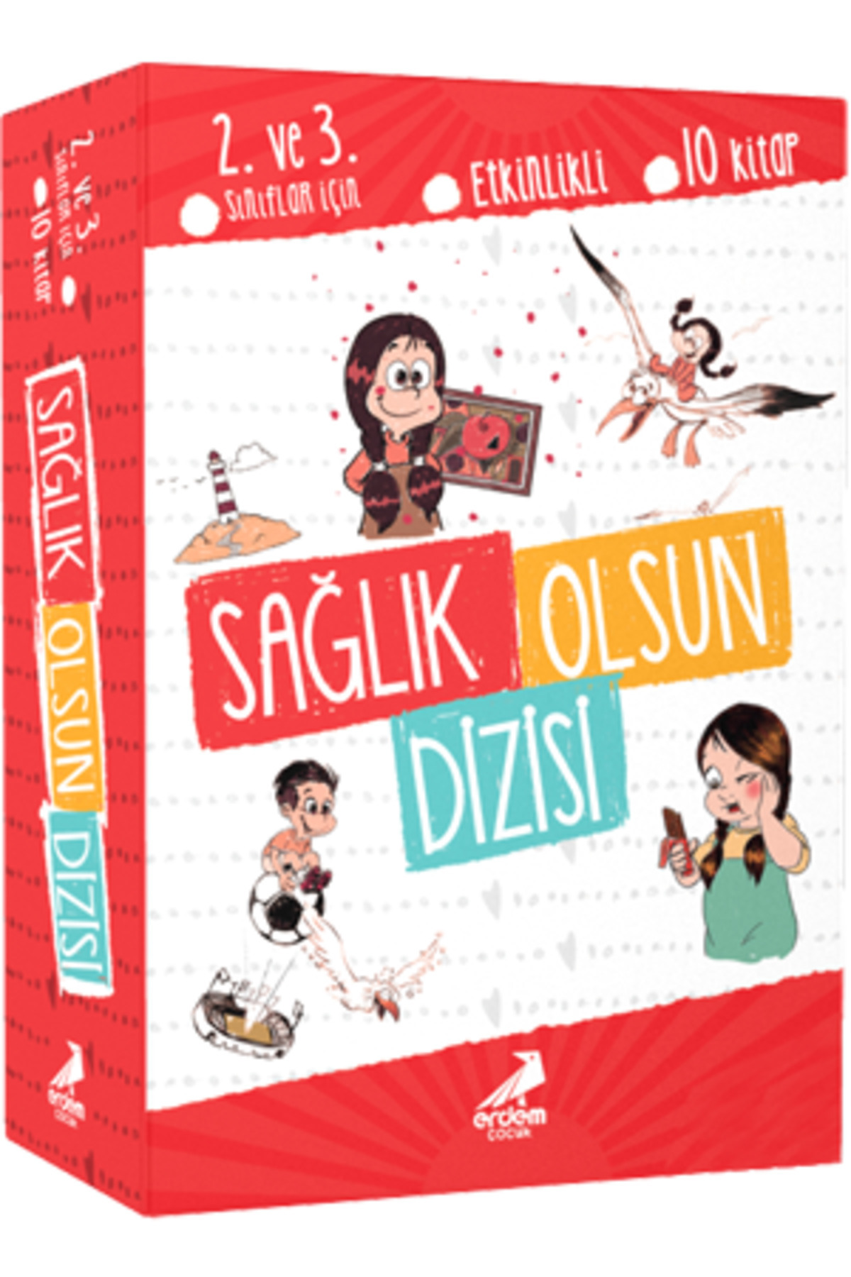 Erdem Çoçuk Yayınları Sağlık Olsun Dizisi - 10 Kitap