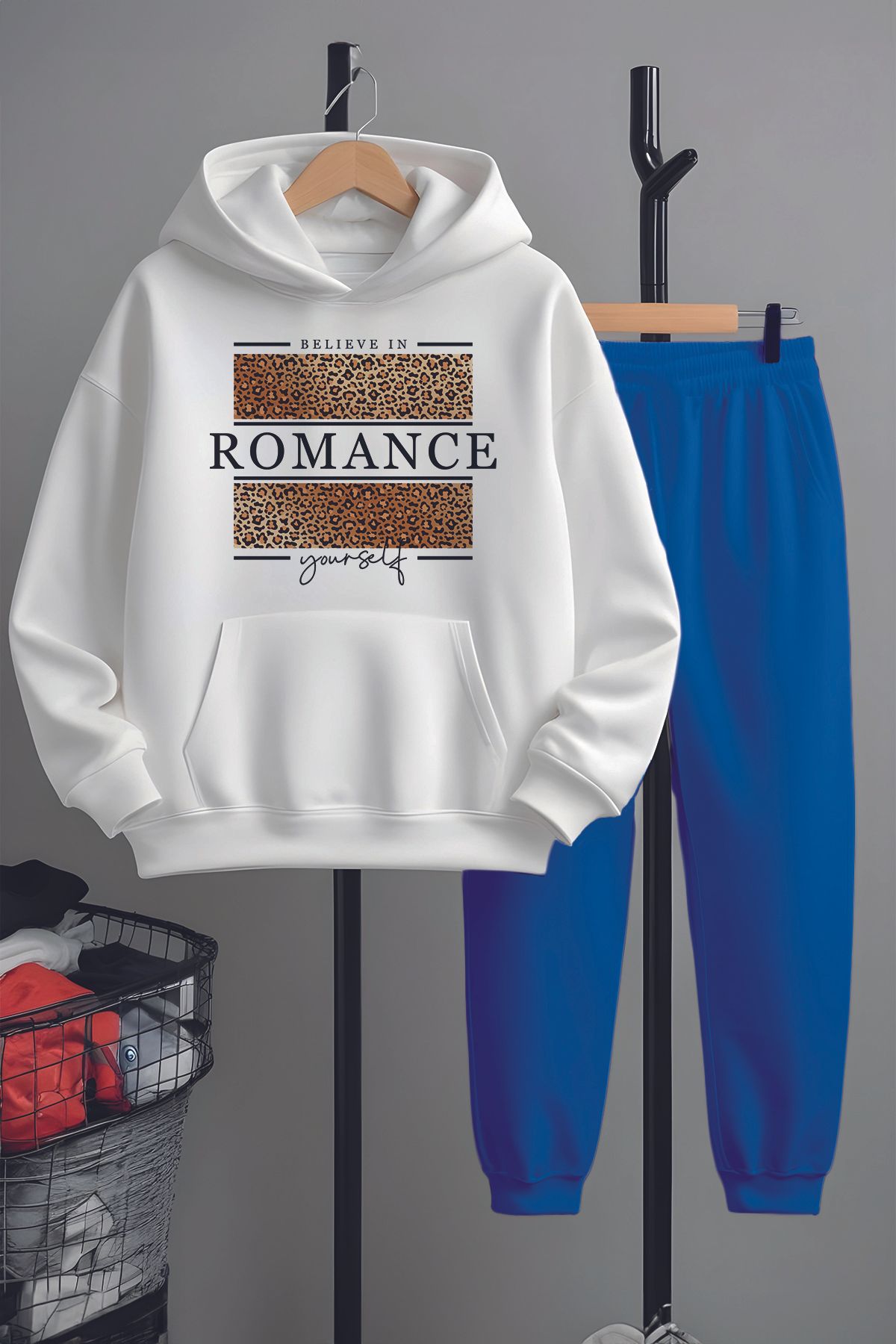 MYADA Set De Trening Cu Imprimeu Belıeve In Romance 22446 Masculin - 5-6 ani