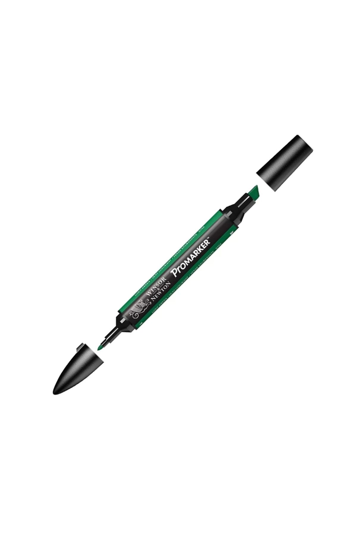 Winsor Newton-قلم رسم جرافيك ذو طرفين من Promarker ذو أساس كحولي أخضر فاتح 228 (G756) 1