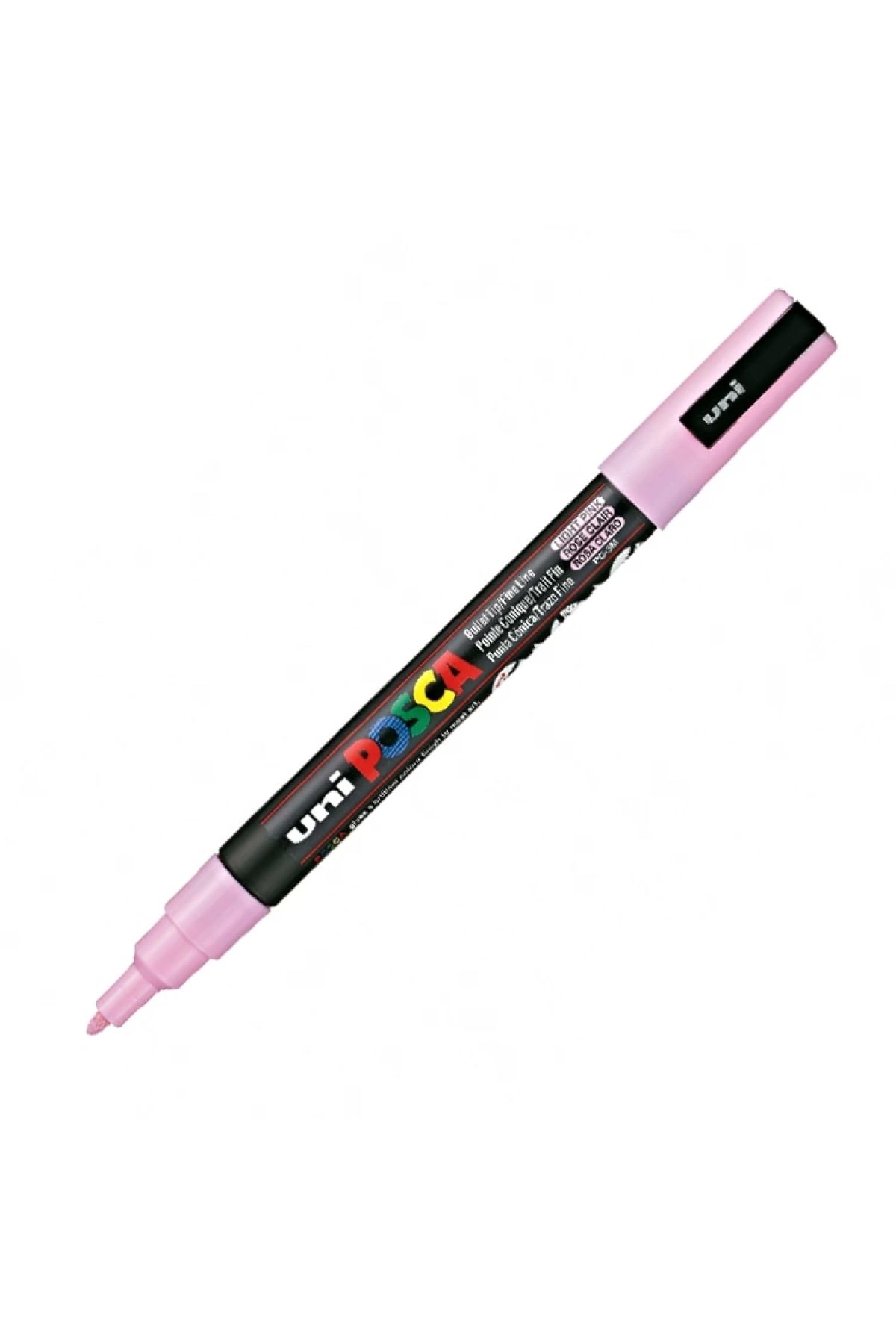 Uni Posca Su Bazlı Poster Marker 0.9-1.3 Açık Pembe