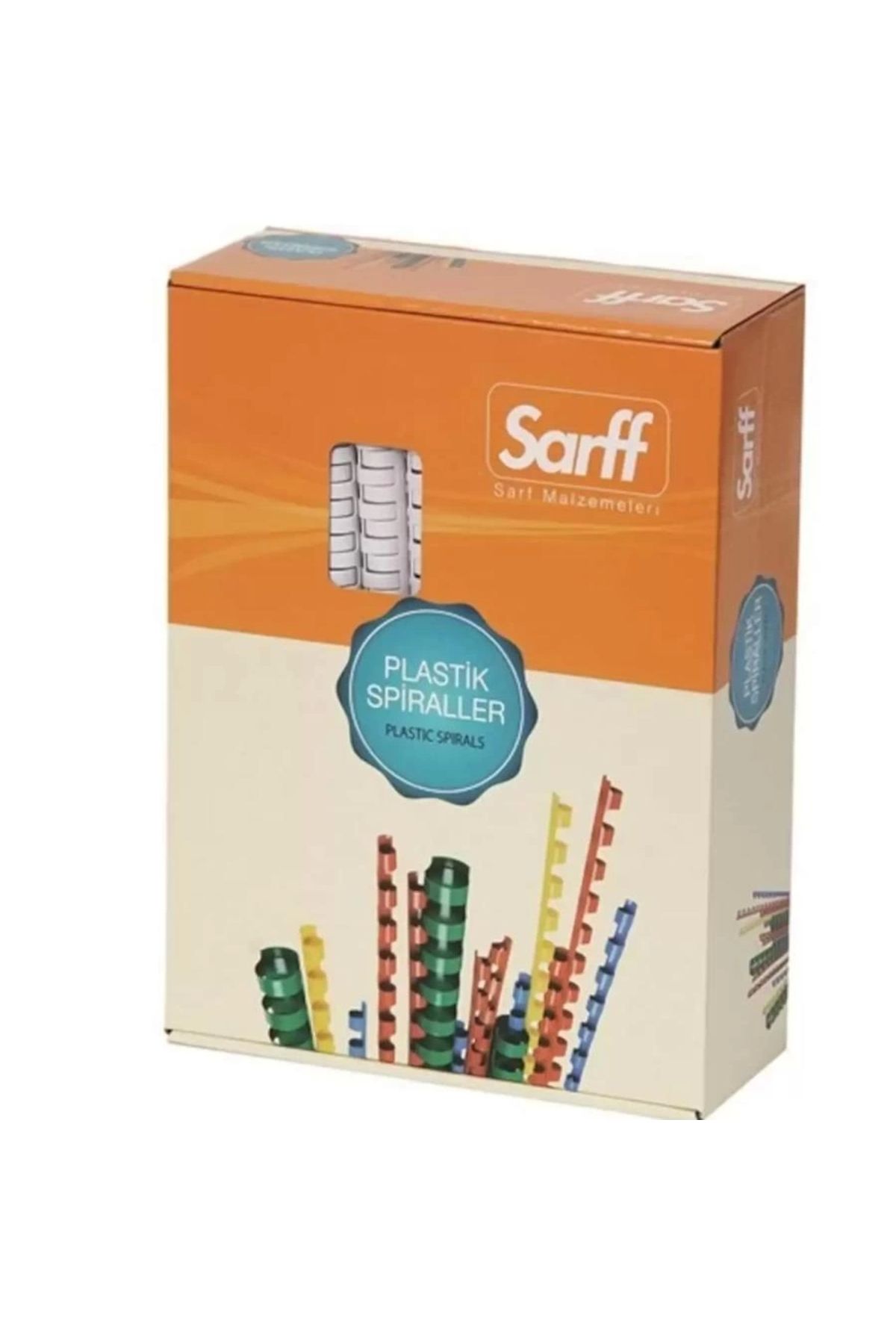 SARFF Spiral Plastik 195 Sy 20 Mm Beyaz 15202051 - 100'lü Paket