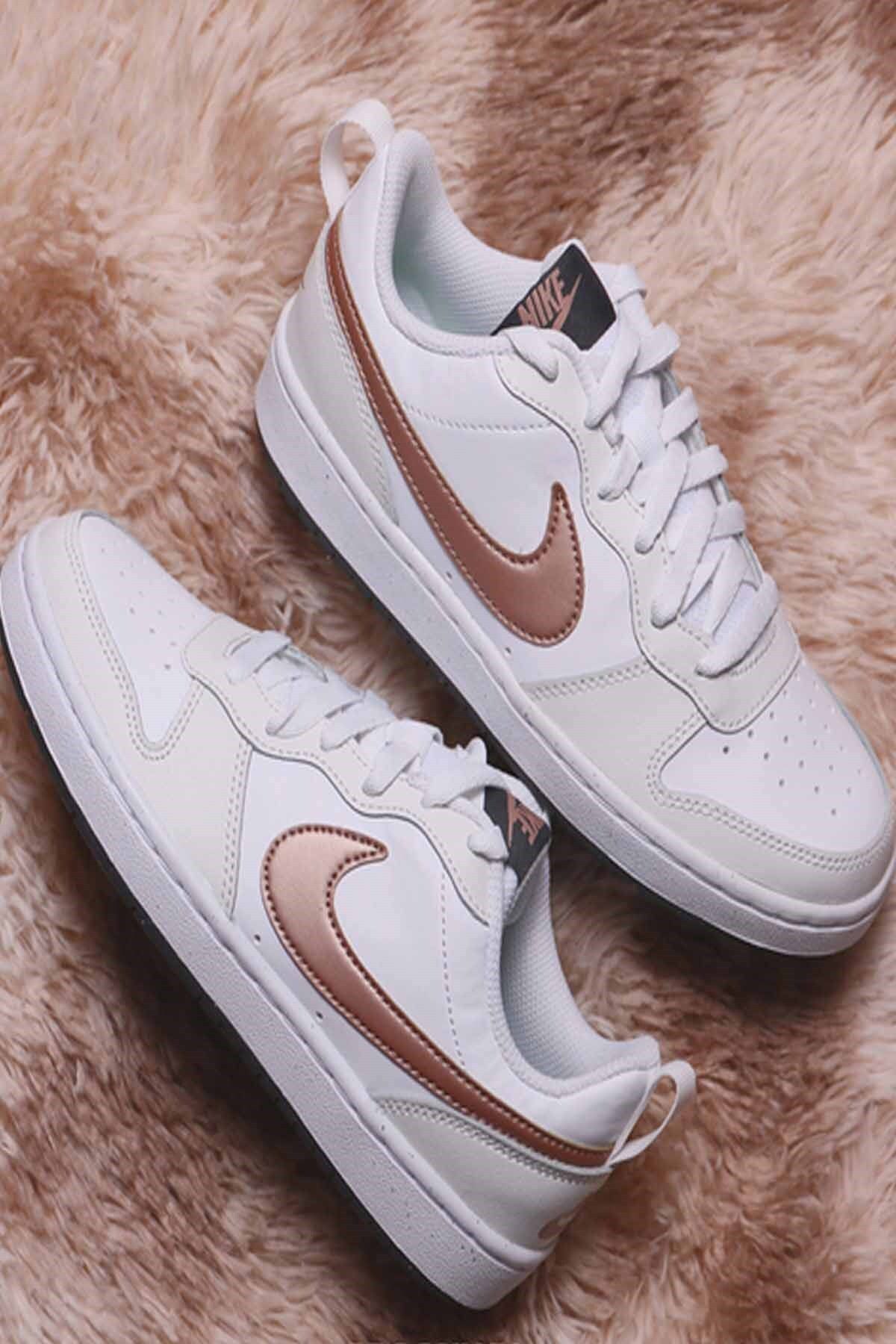 Nike Court Borough Low 2 (GS) Kadın Günlük Spor Ayakkabı Bq5448-116