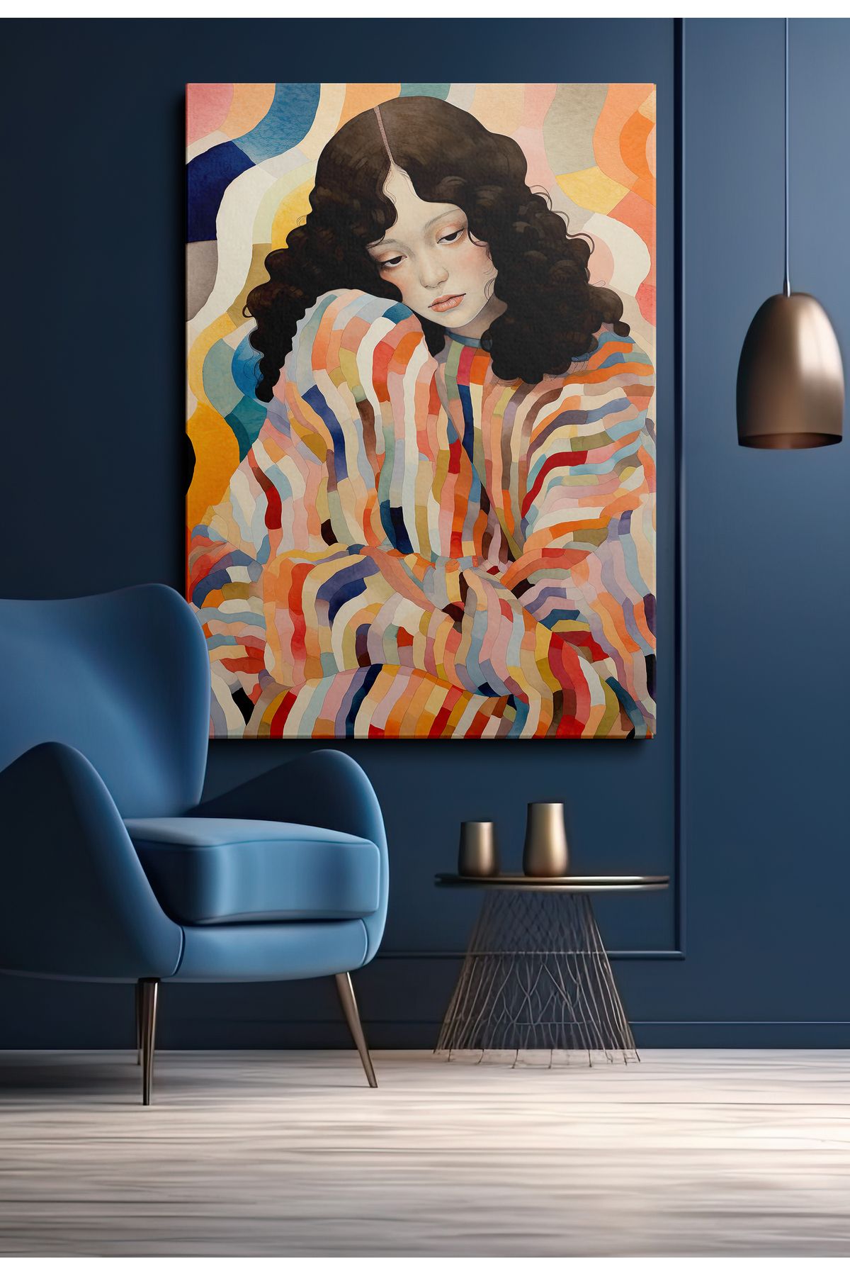 Vividale Kanvas Duvar Tablosu Tekli Canvas Tablo Boho Klasik Modern KANVAS144