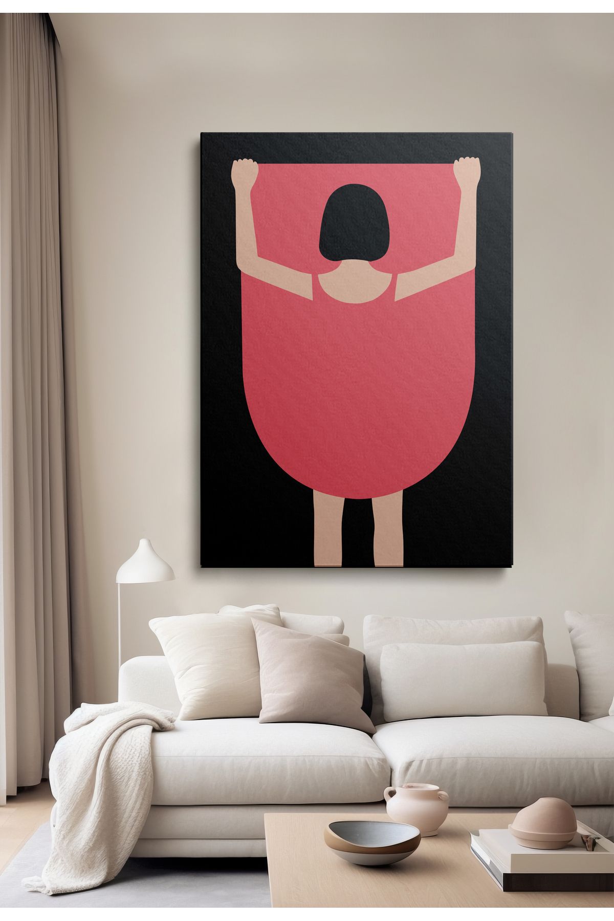 Vividale Kanvas Duvar Tablosu Tekli Canvas Tablo Boho Klasik Modern 059