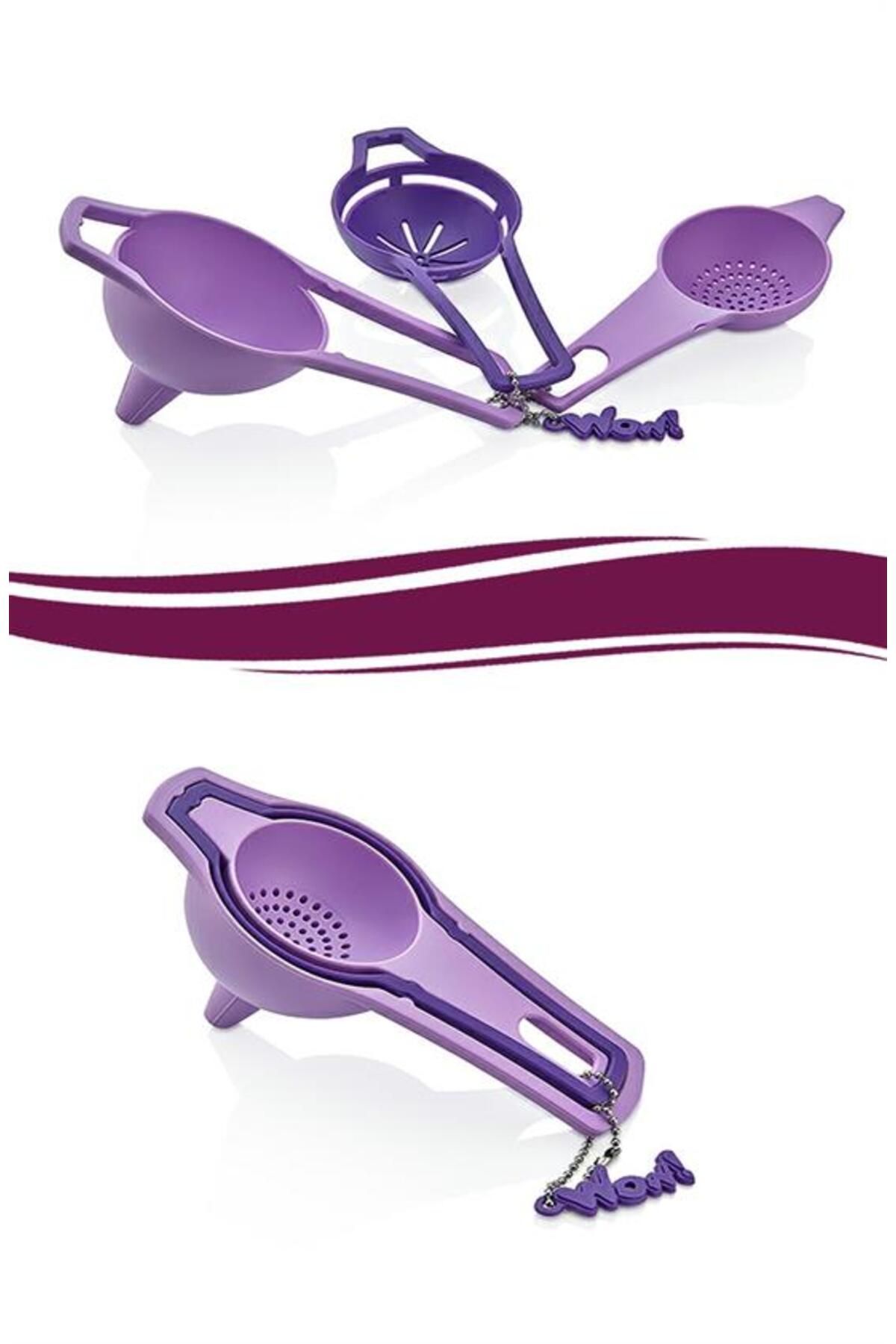 FRD GROUP-Practical Egg Strainer Mini Strainer Funnel Set All in One (5235) 5