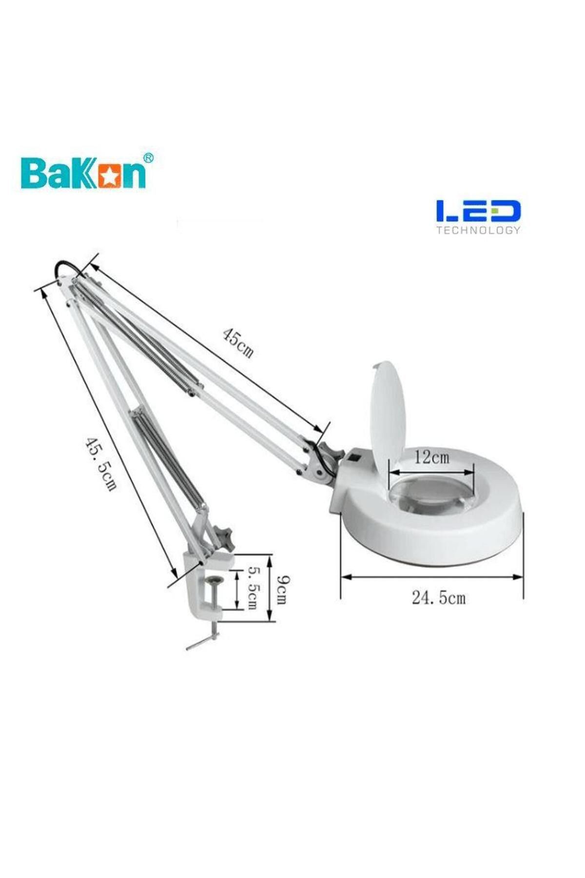 Bk500c-8x 15w Led Akrobat Büyüteç 127 Mm 8 Diopter Mercek ( Loop ) - 2