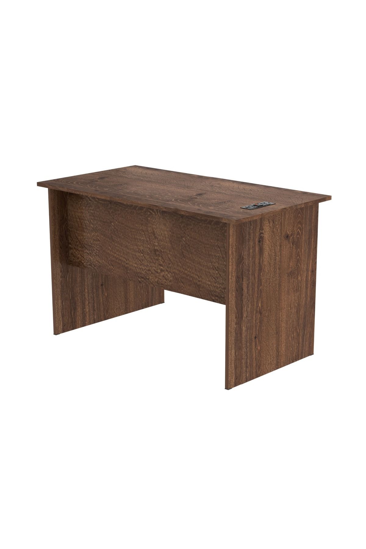 Mahmayi-Brown MP1-WO-BRN-PM Writing Table with Power Module, Power Strip Desktop Socket Board 6