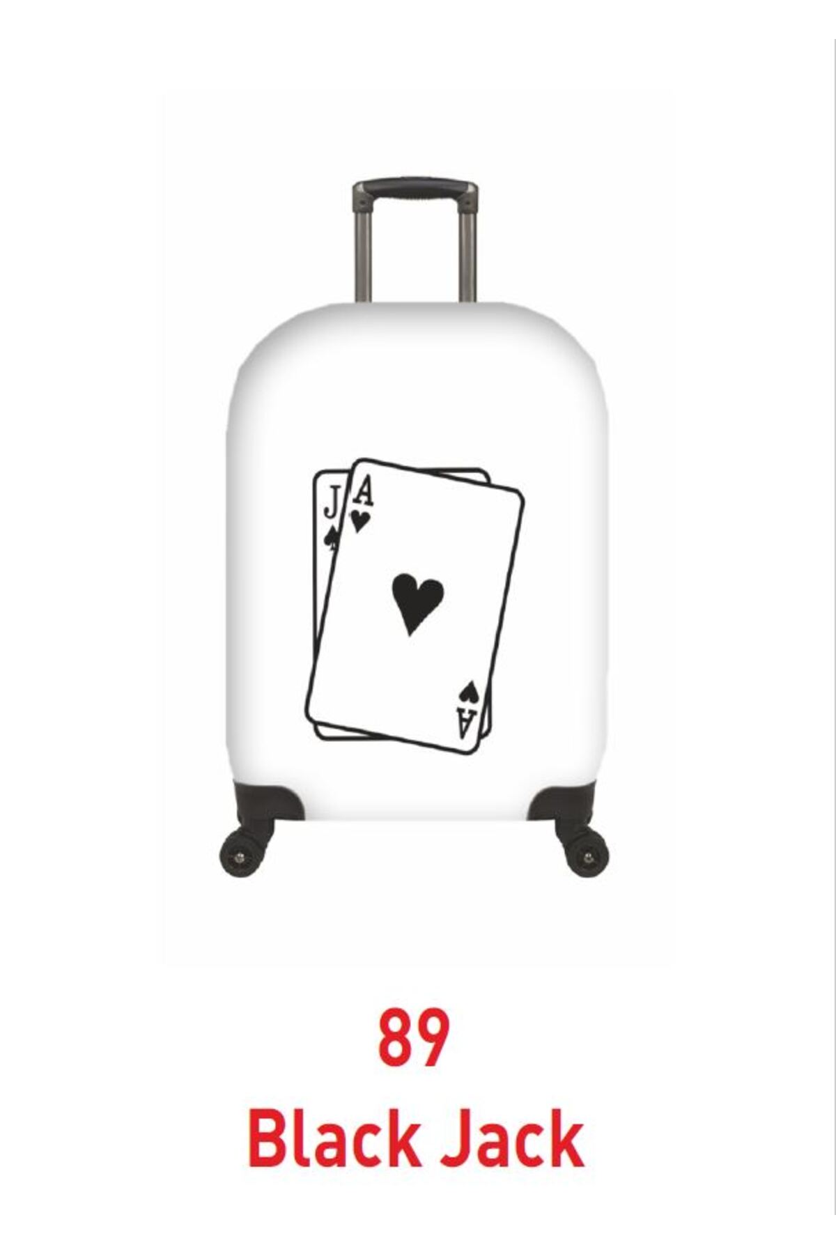 (My#89 Black Jack) VALİZ İÇİN KILIF