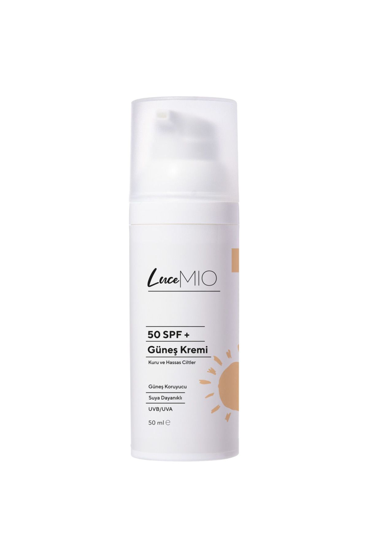 LuceMio SPF 50 + Güneş Koruyucu Krem 50 Ml