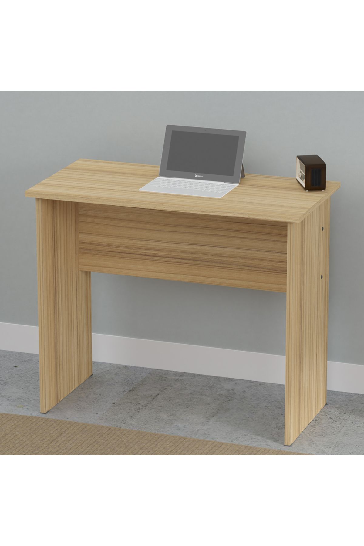 Mahmayi-Modern MP1 Study Table 90x45 Plain Desk, Executive Desk, Computer Workstation Coco Bolo 4