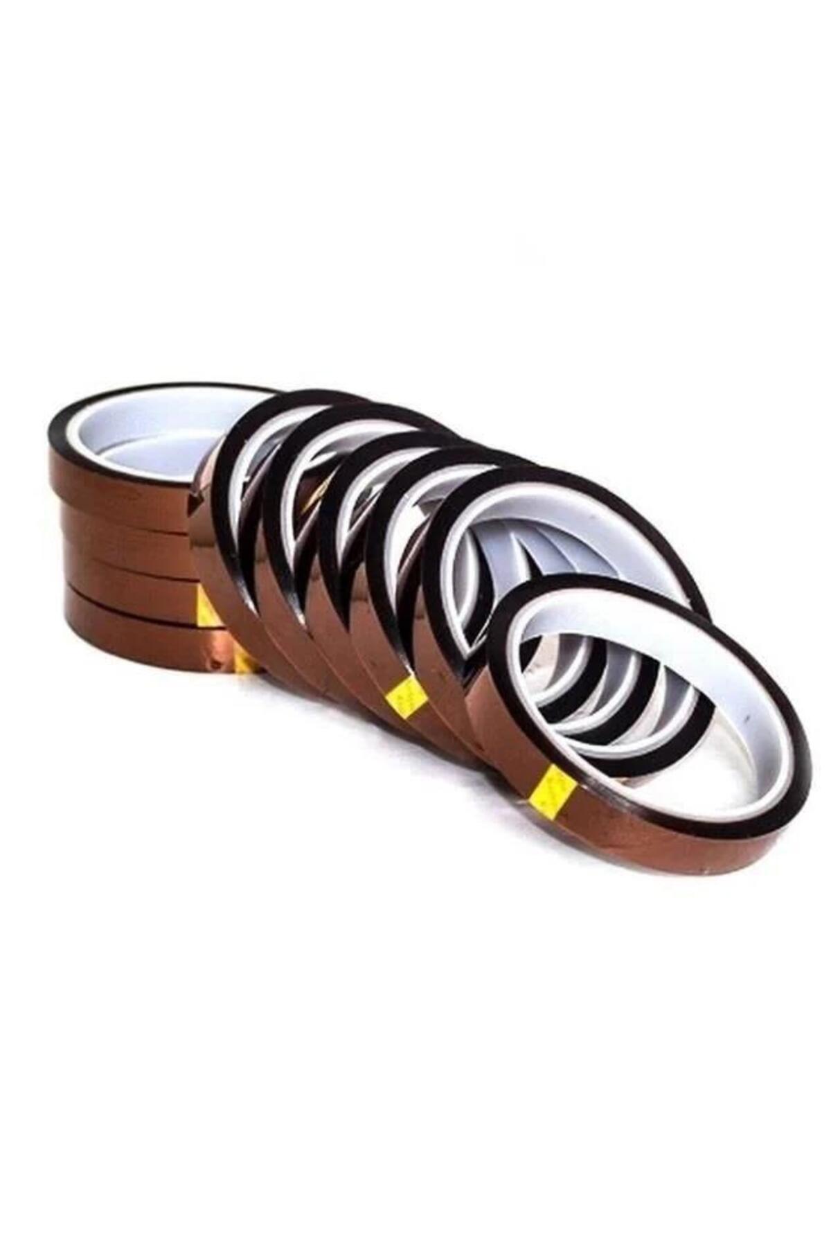 Hatfon Elektronik Polyimid 18mm/30MT (KAPTON) Yüksek Isı İzolasyon Bandı