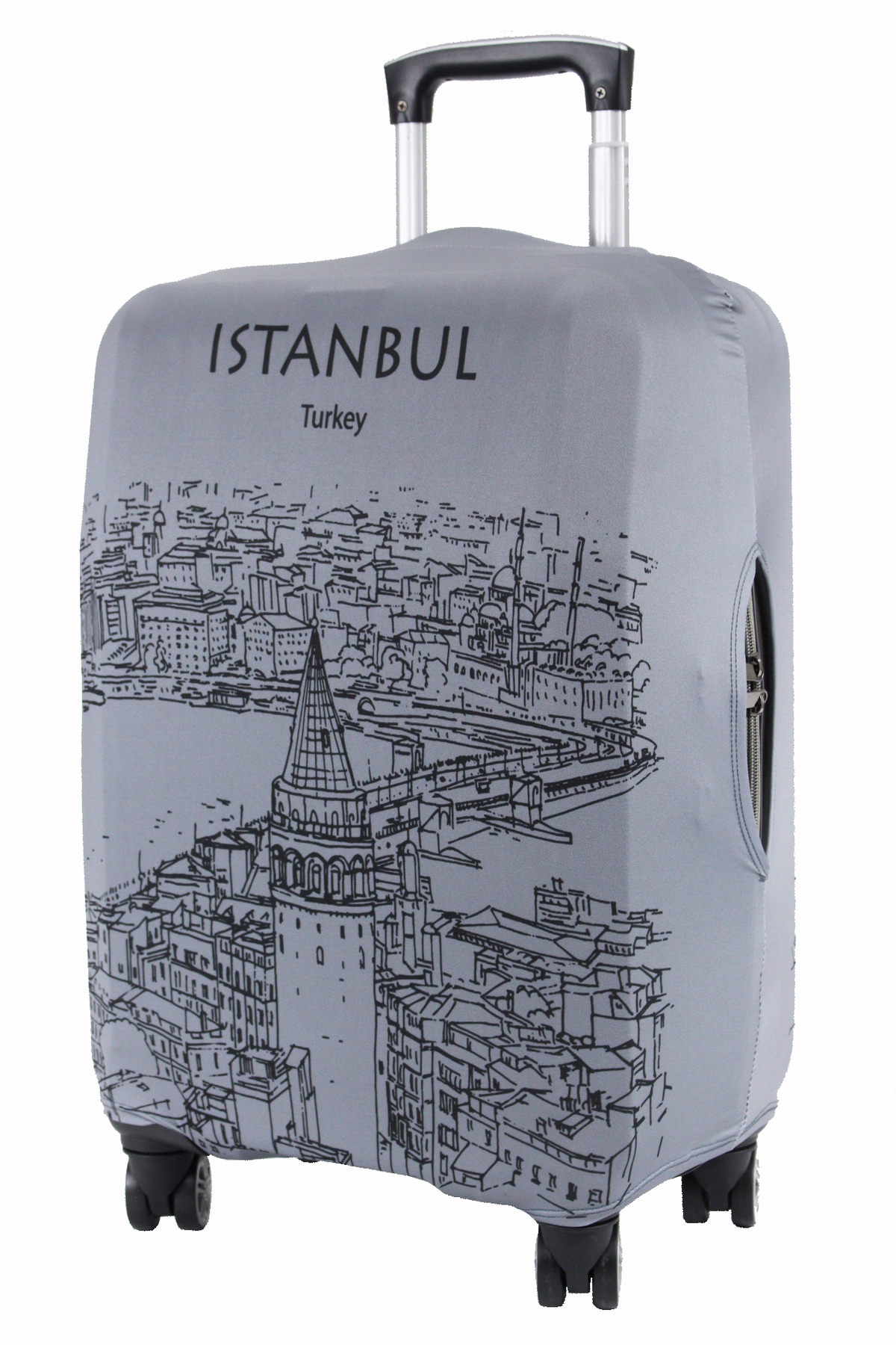 (My#80 Galata Karakalem) VALİZ İÇİN KILIF