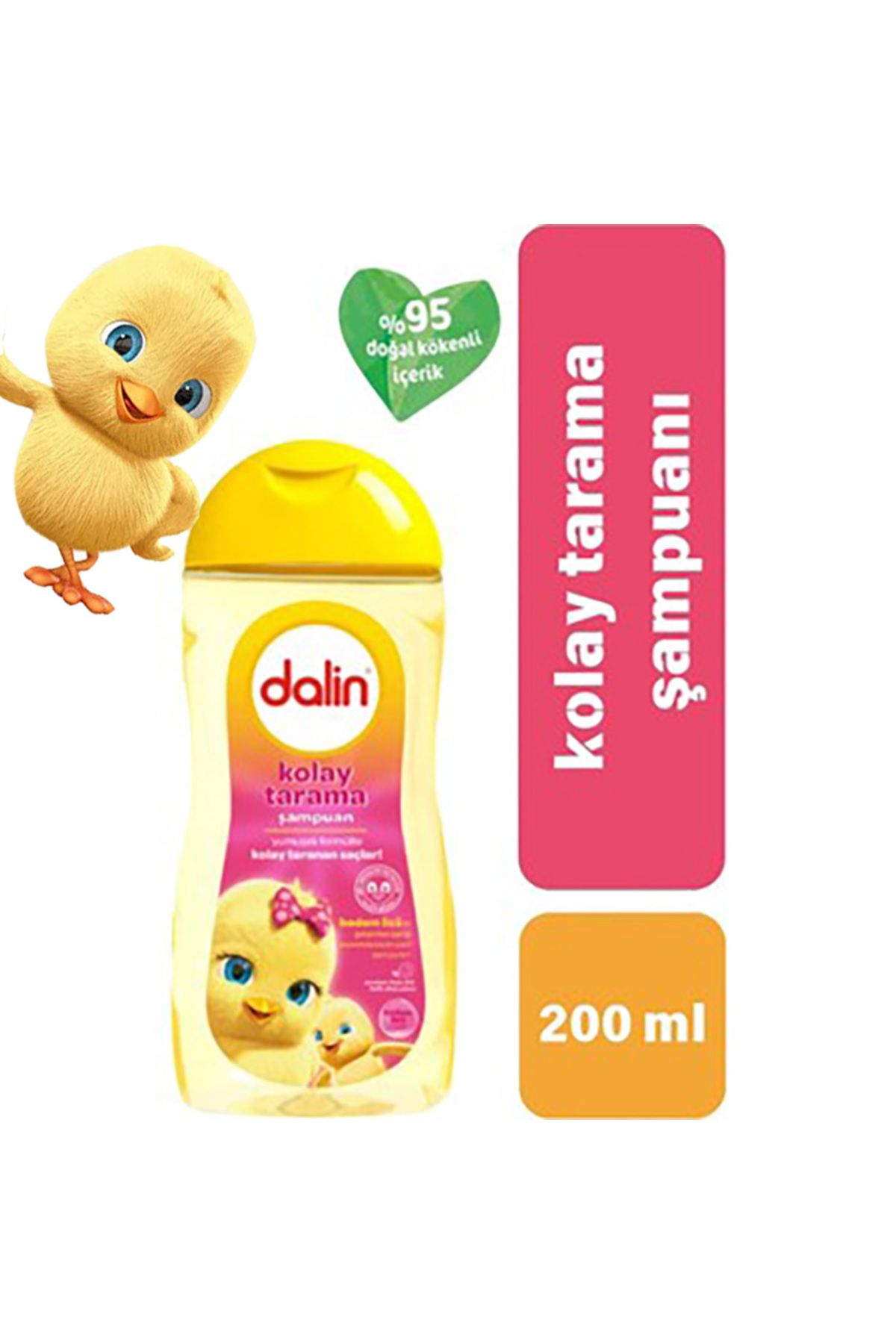 Dalin x 2 Adet Kolay Tarama Bebek Şampuanı Badem Özlü 200 ml