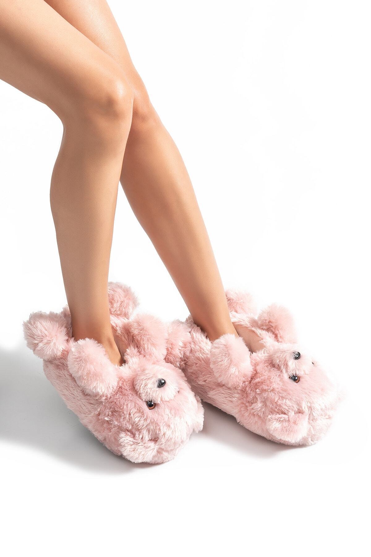 Twigy Teddy Bear Pembe Ayıcık Panduf