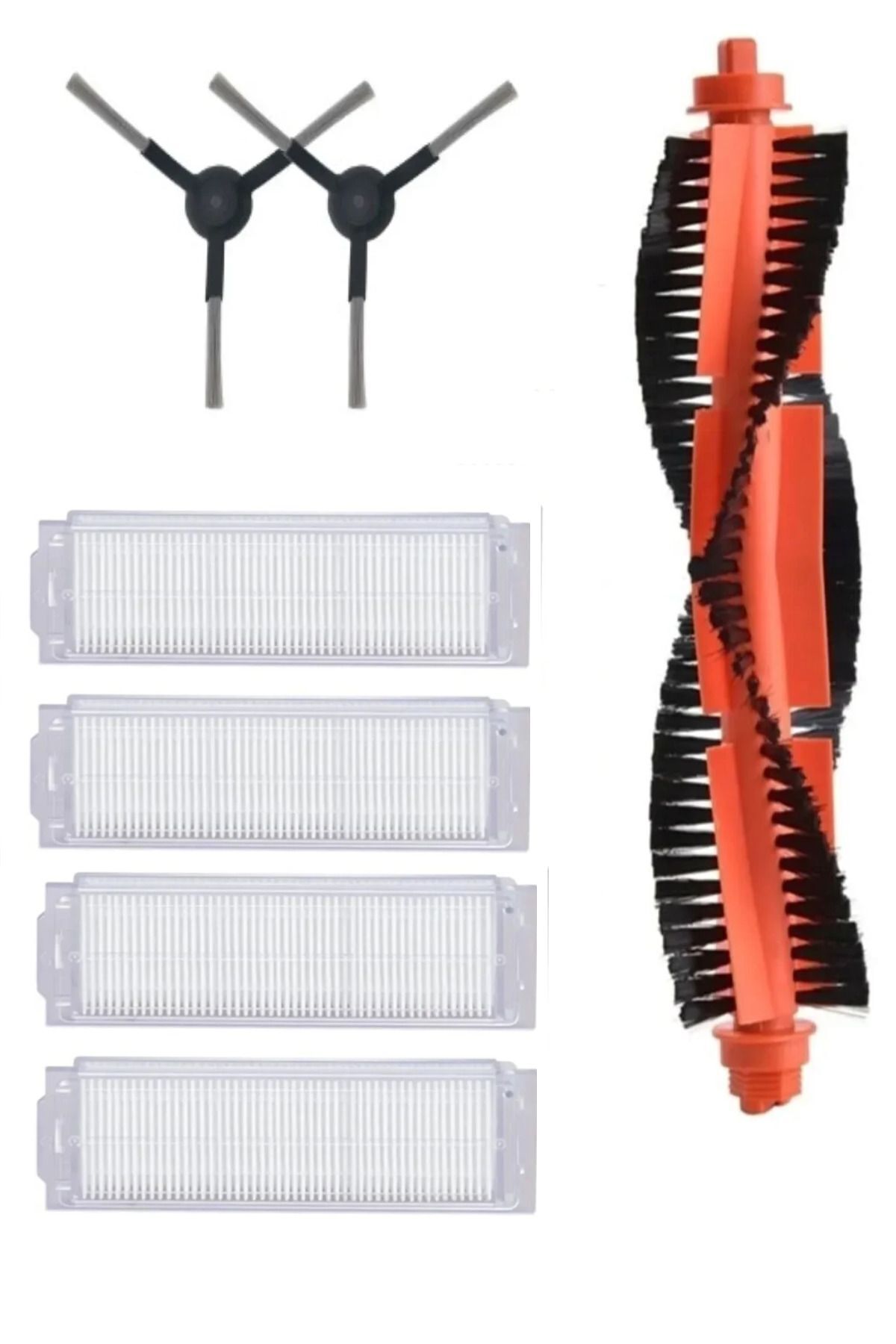 teknotrust Siyah Renkli Temizlik Seti, 7 Parça, Mi Vacuum Mop P Uyumlu