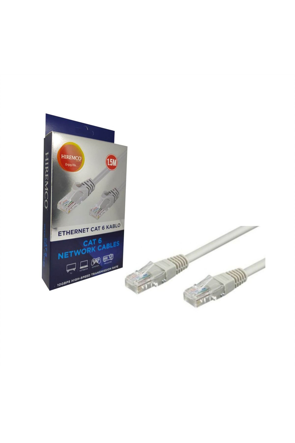 Hiremco 1.5m Cat6 Network Ethernet Kablo