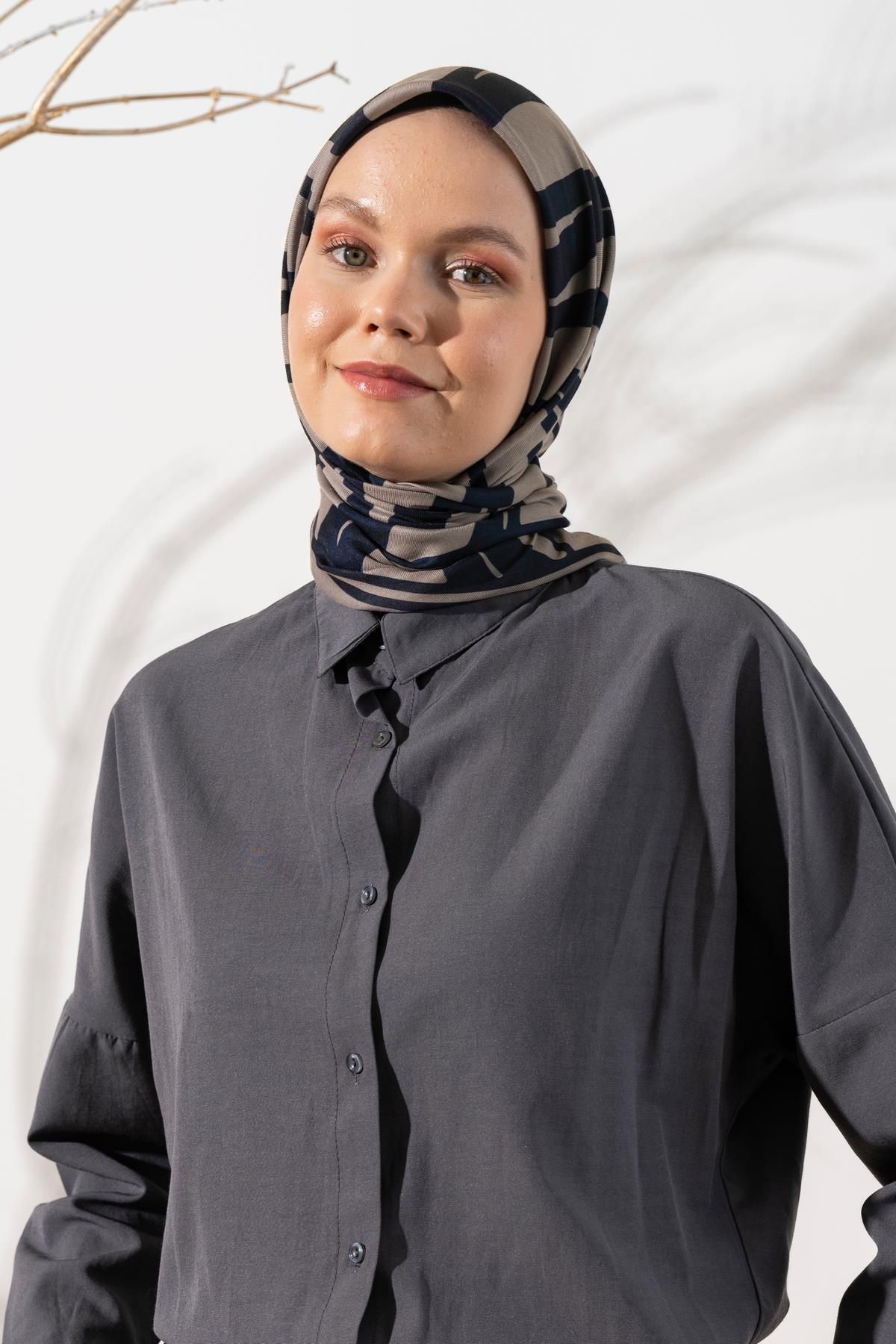 روسری زنانه نرم الگوی گورخر JAWEL
