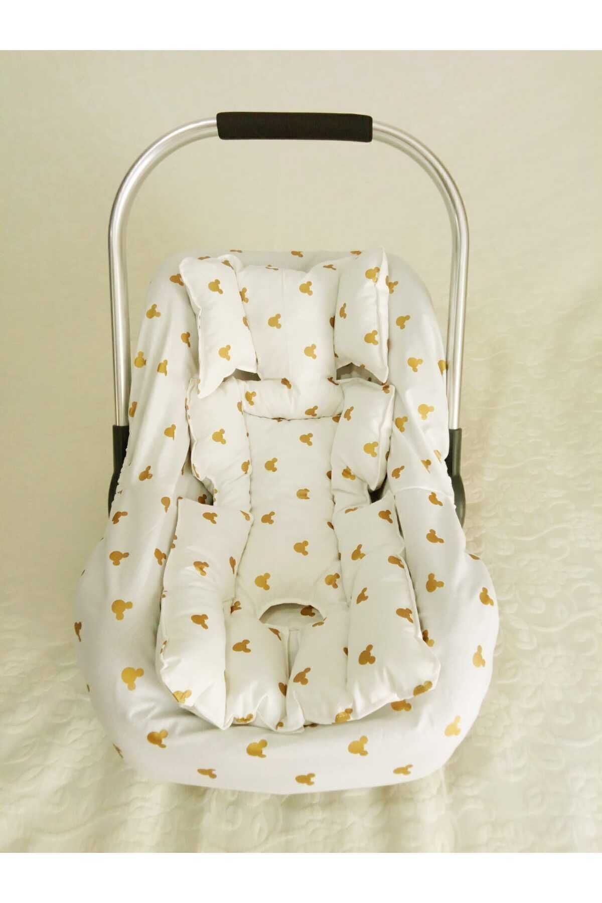 Wenaris Pitiko Baby Puset örtüsü, Puset minderi, Puset çarşafı, 3 parça fotoğrafı 2 (önizleme)