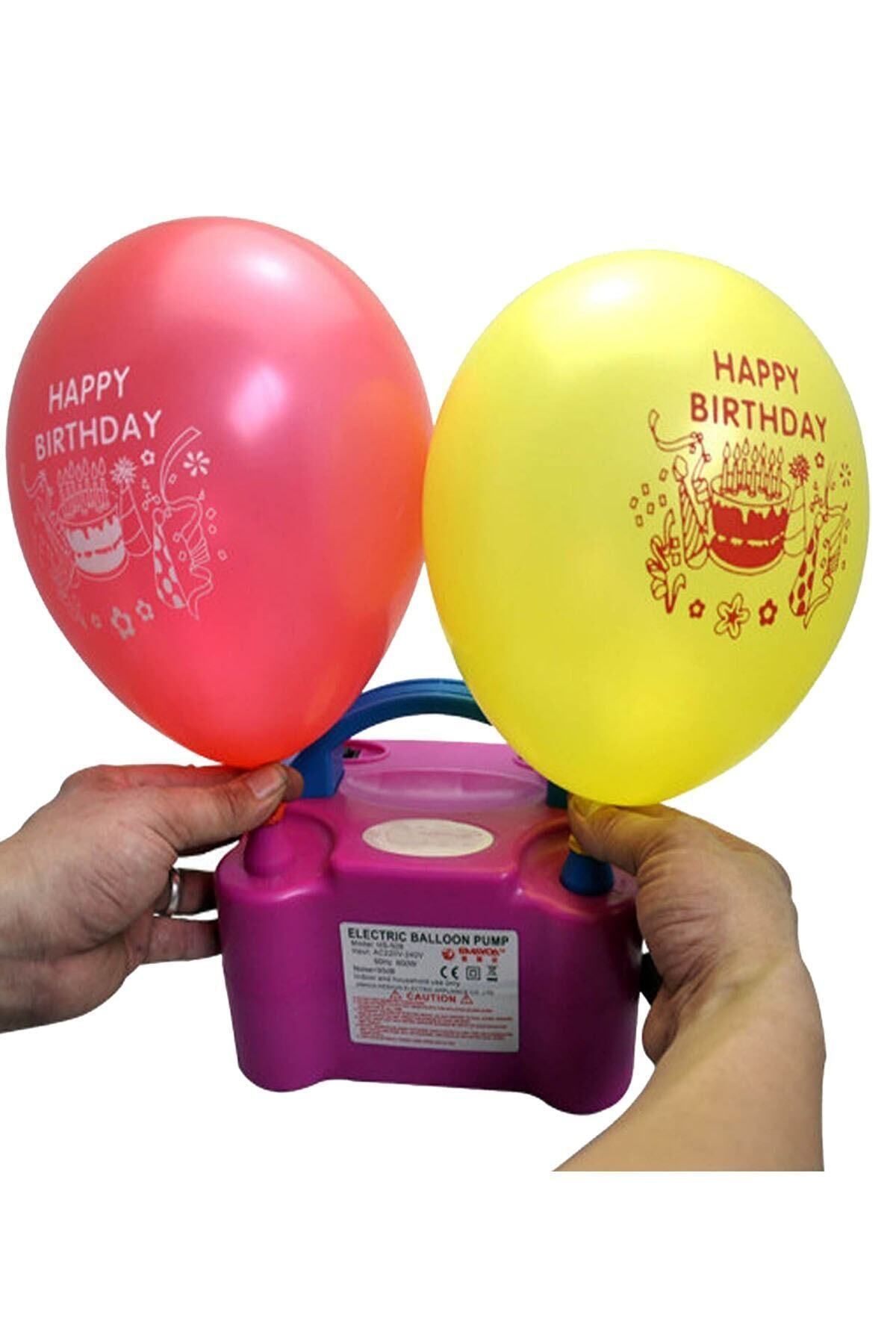 Parti dolabı-Balloon Inflation Pump Machine (MACHINE) 100 Assorted Balloons 3