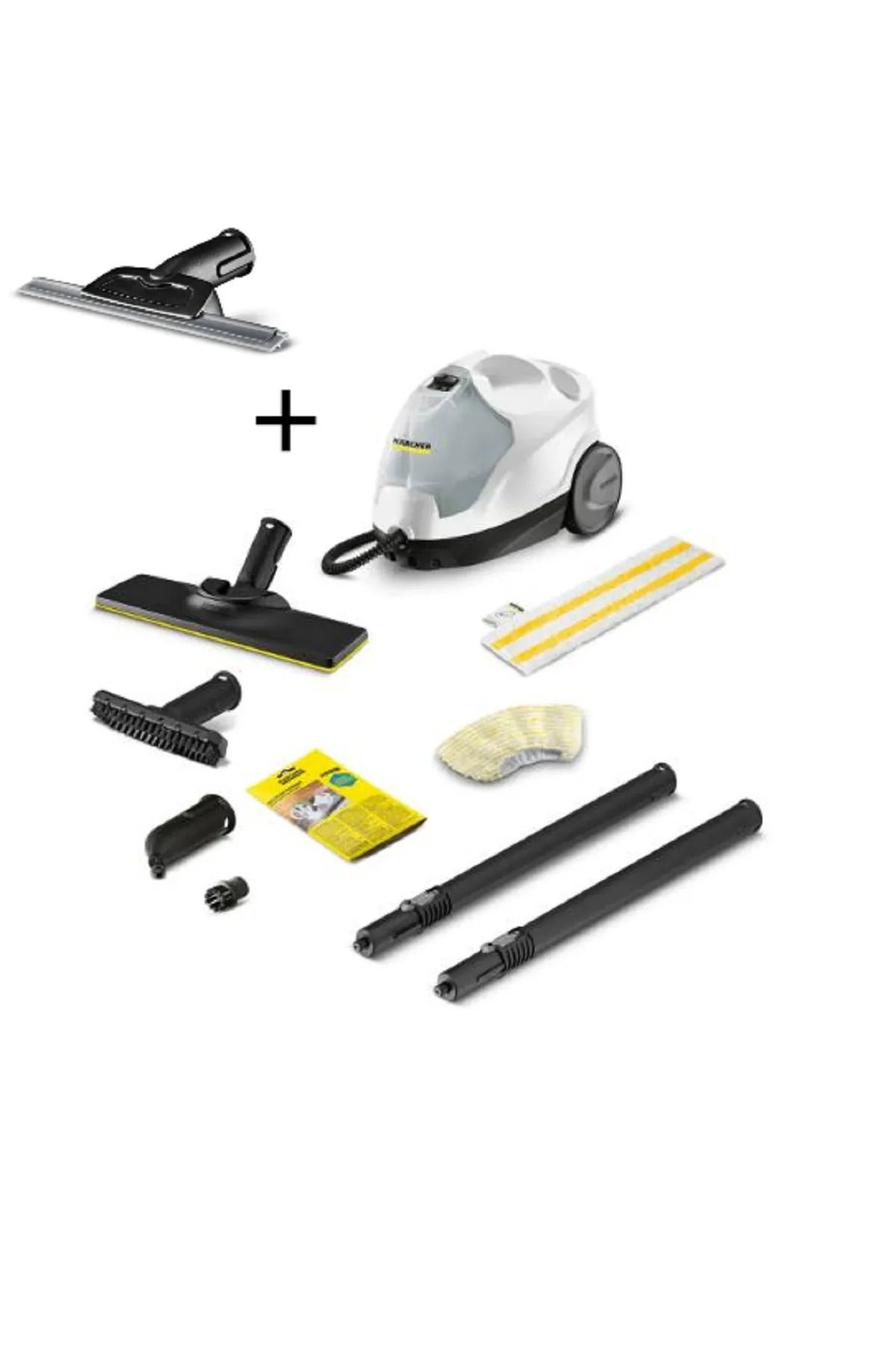 Karcher Yeni SC 4 EasyFix Plus Buharlı Temizlik Makinesi + Ekstra Halı Temizleyici 1.512-640.0