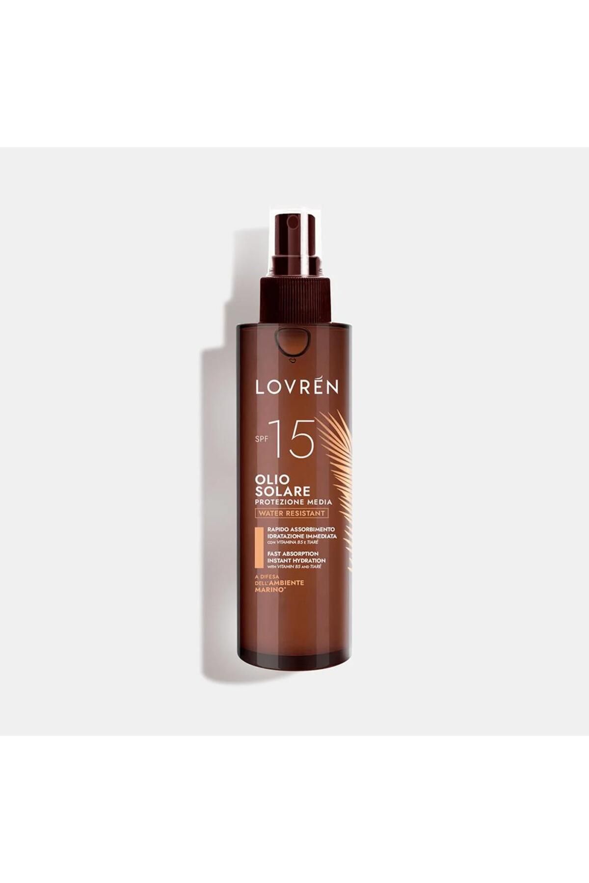 lovren Solaire Double Sun Sun Oil SPF15 Güneş Koruyucu Güneş Yağı 100ML