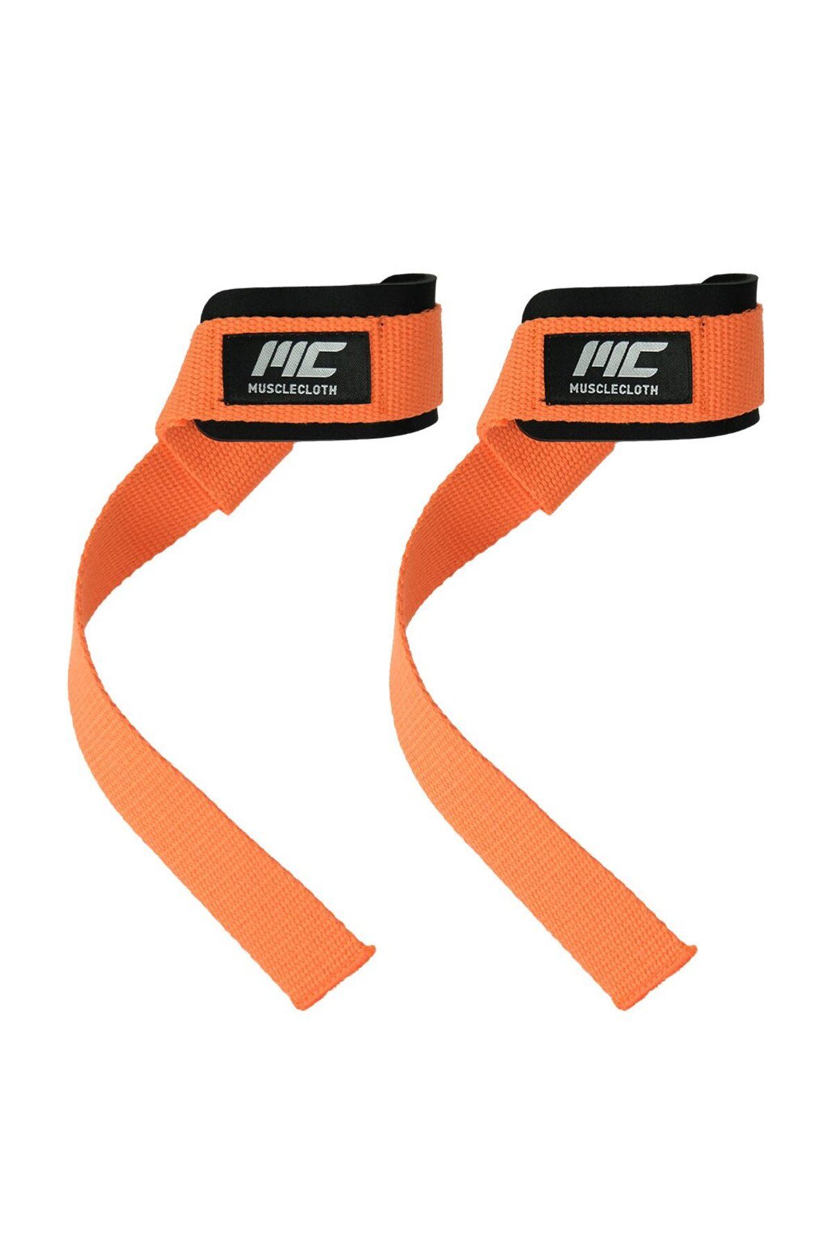 MUSCLECLOTH Padded Lifting Straps Turuncu