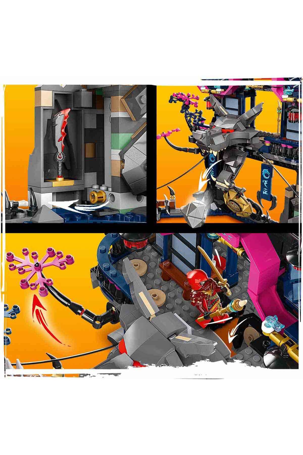 مکتب مبارزه سایه‌ای ماسک گرگ نینجاگو ۷۱۸۱۳ - ۸ نینجا مینی برای کودکان ۹ سال و بالاتر